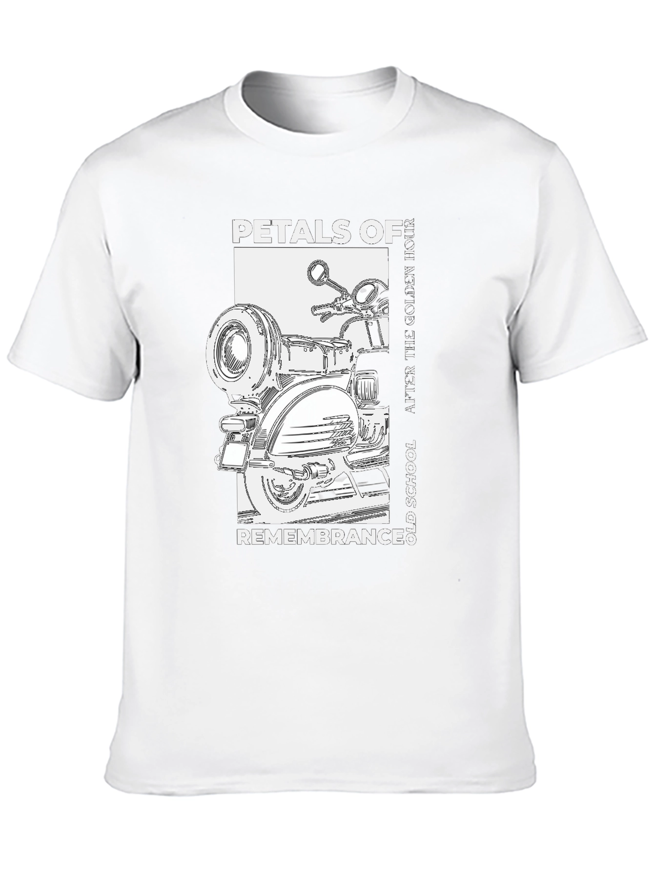 Petals of Remembrance Scooter Graphic T-Shirt