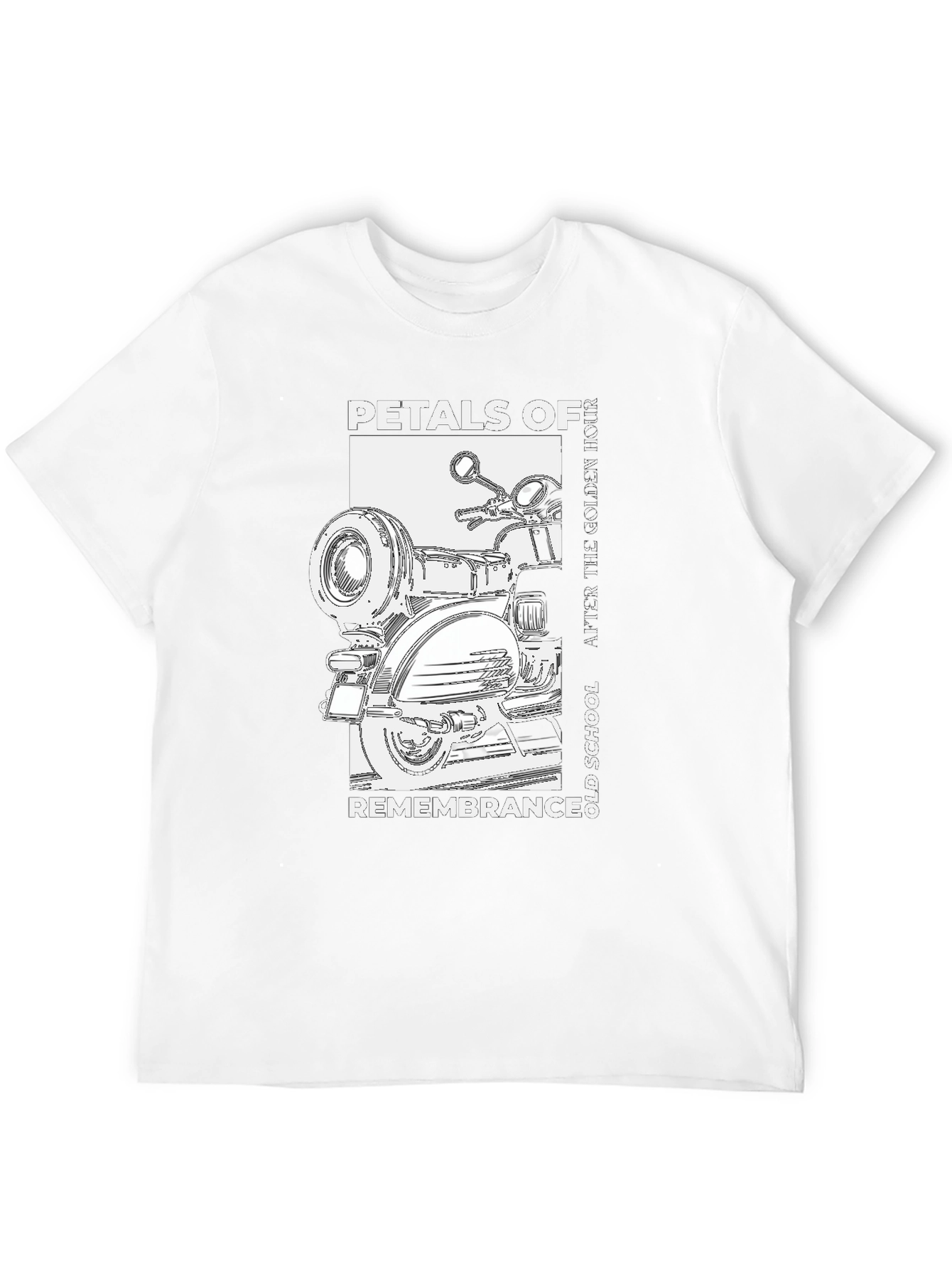 Petals of Remembrance Scooter Graphic T-Shirt