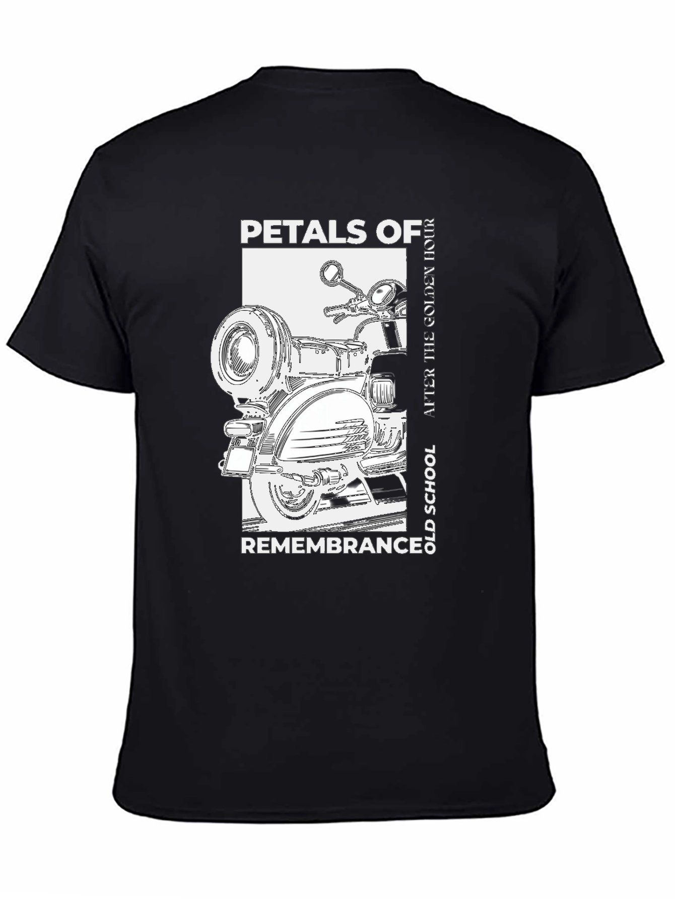 Petals of Remembrance Scooter Graphic T-Shirt