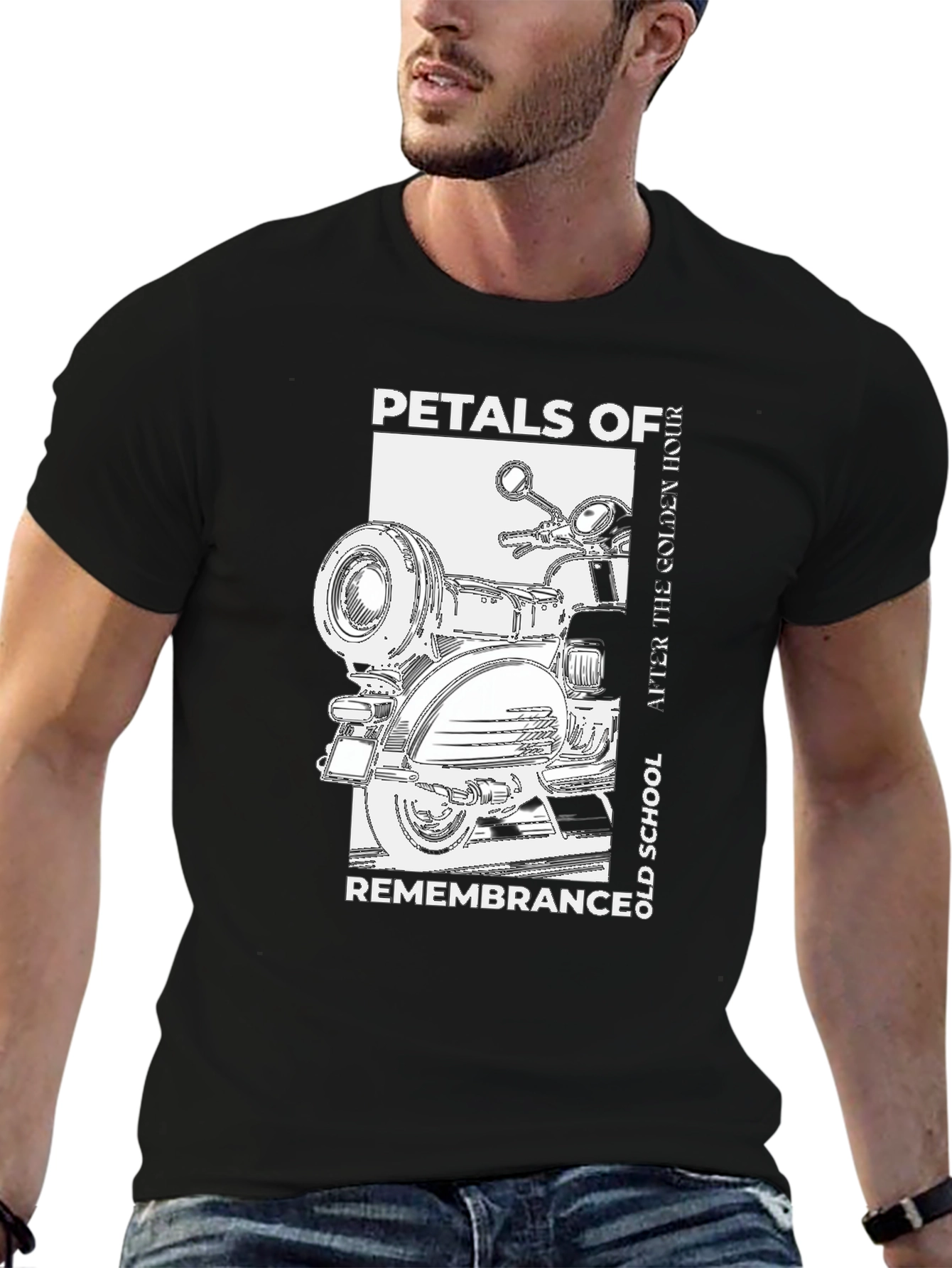Petals of Remembrance Scooter Graphic T-Shirt