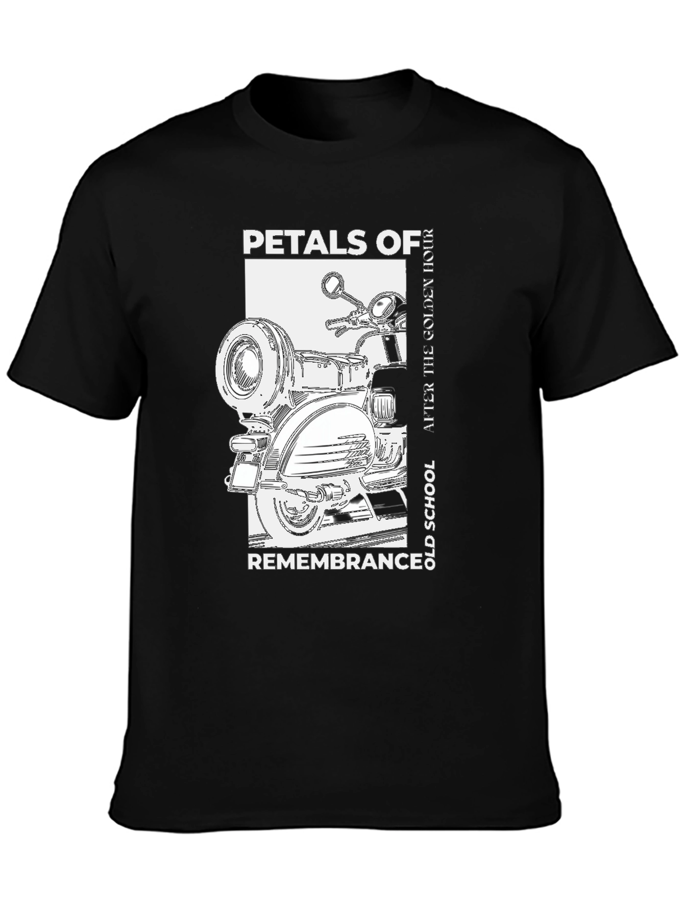 Petals of Remembrance Scooter Graphic T-Shirt