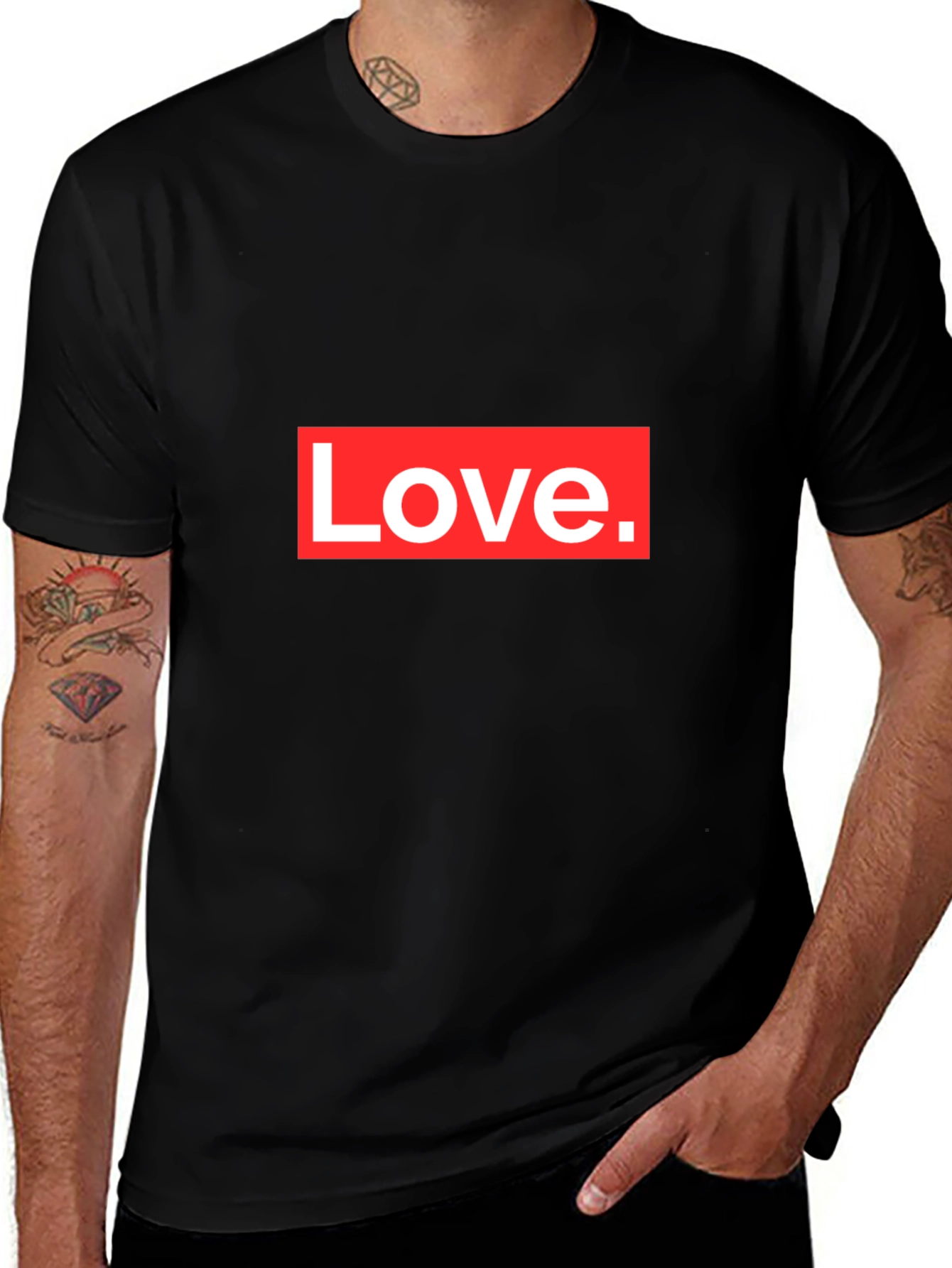 Love Graphic Tee - Red Box Logo