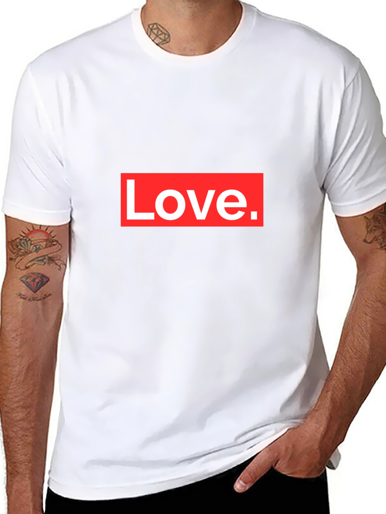 Love Graphic Tee - Red Box Logo