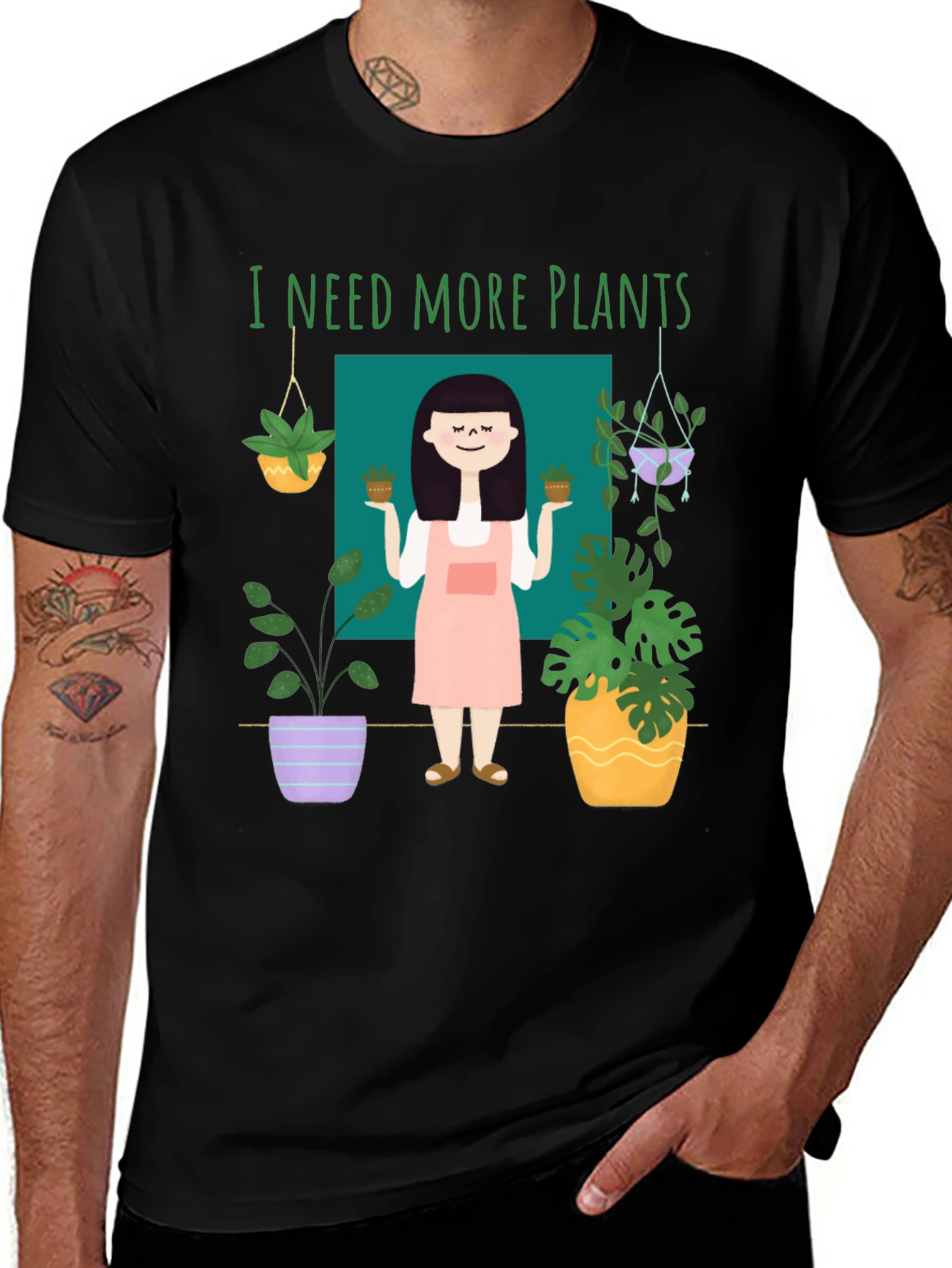 I Need More Plants Graphic T-Shirt
