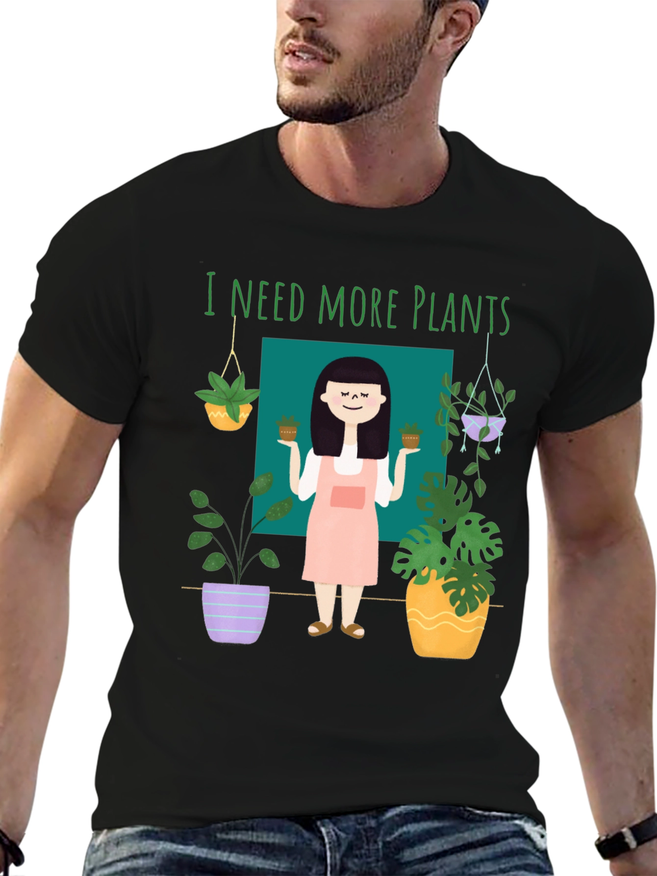 I Need More Plants Graphic T-Shirt