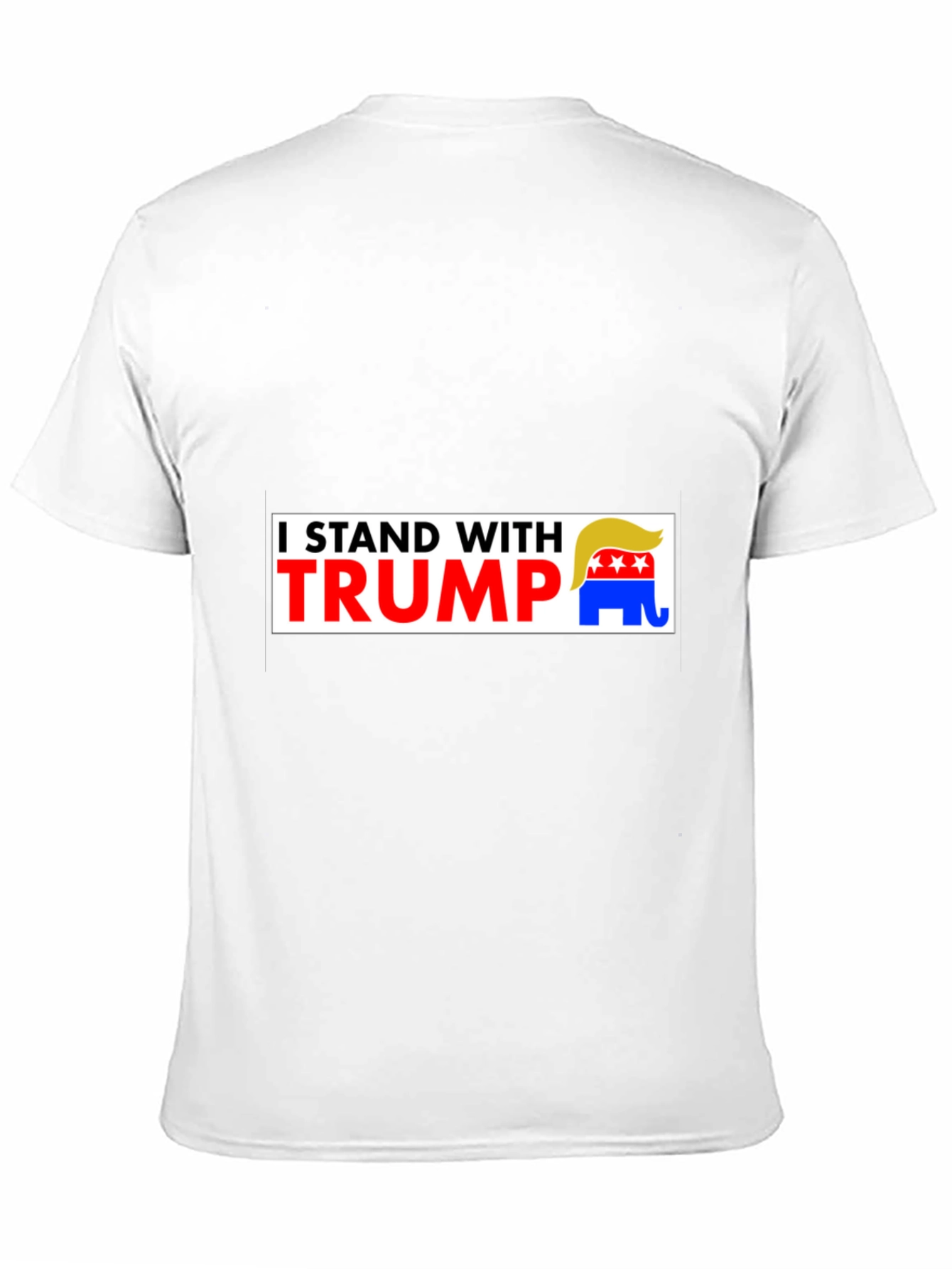 I Stand With Trump Graphic Tee - Black