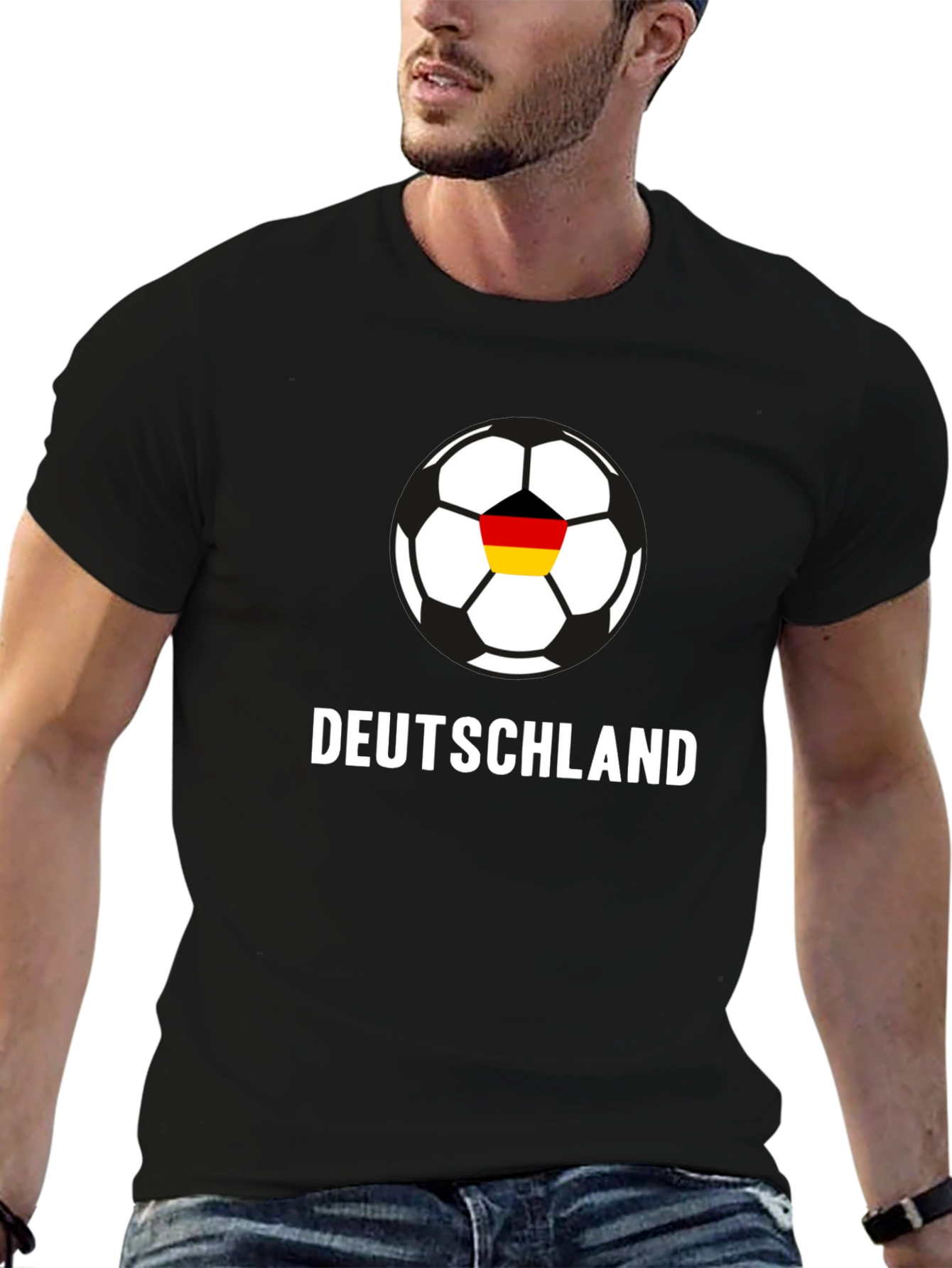Germany Soccer Ball T-Shirt - Deutschland Fan Tee