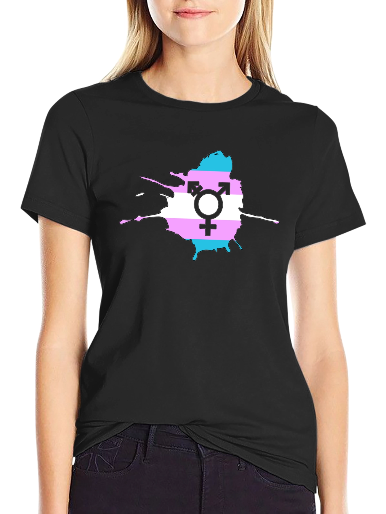 Transgender Pride Splatter T-Shirt