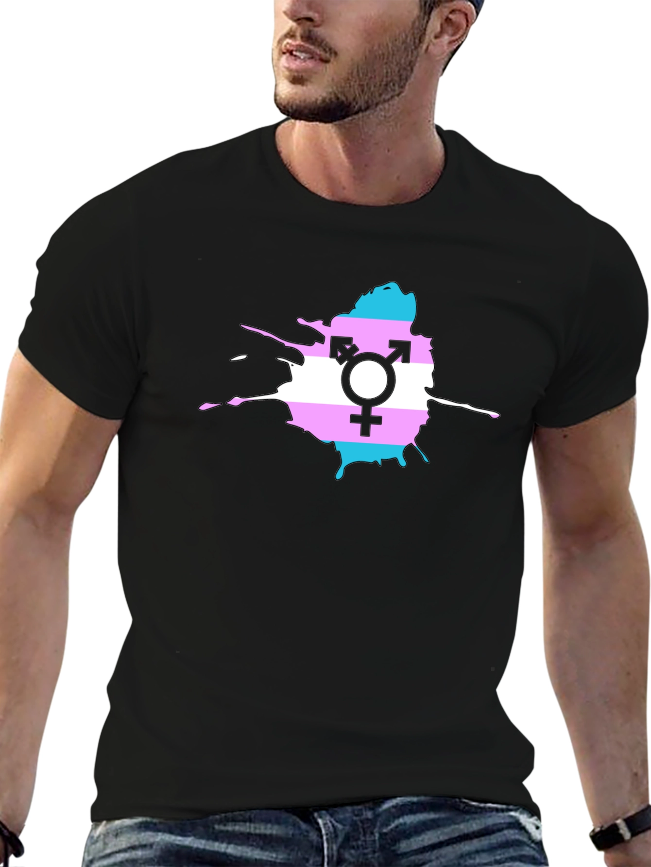 Transgender Pride Splatter T-Shirt