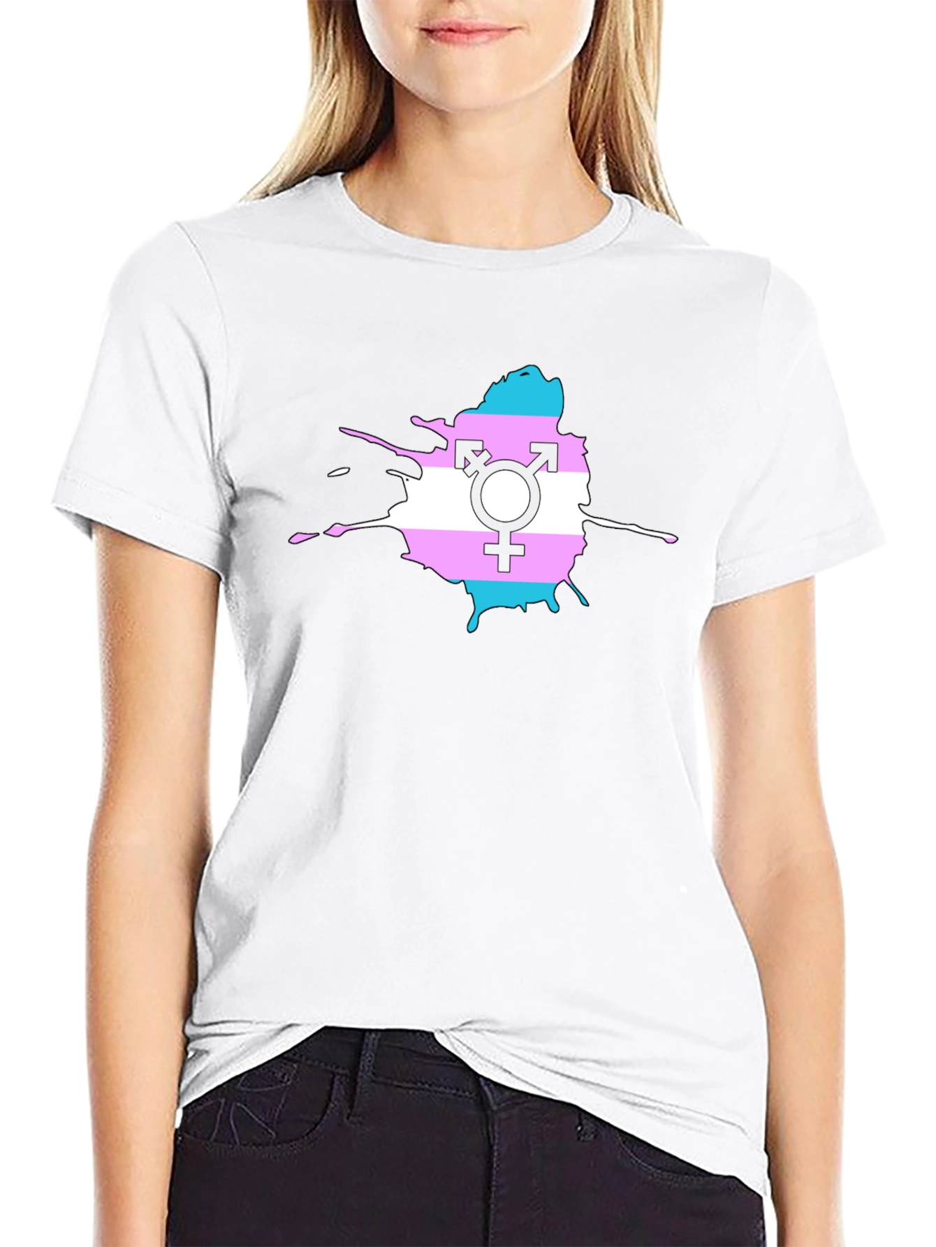 Transgender Pride Splatter T-Shirt
