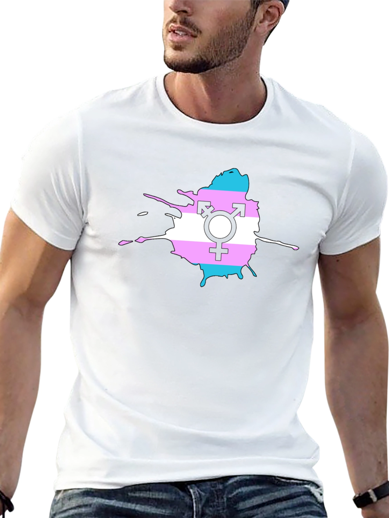 Transgender Pride Splatter T-Shirt