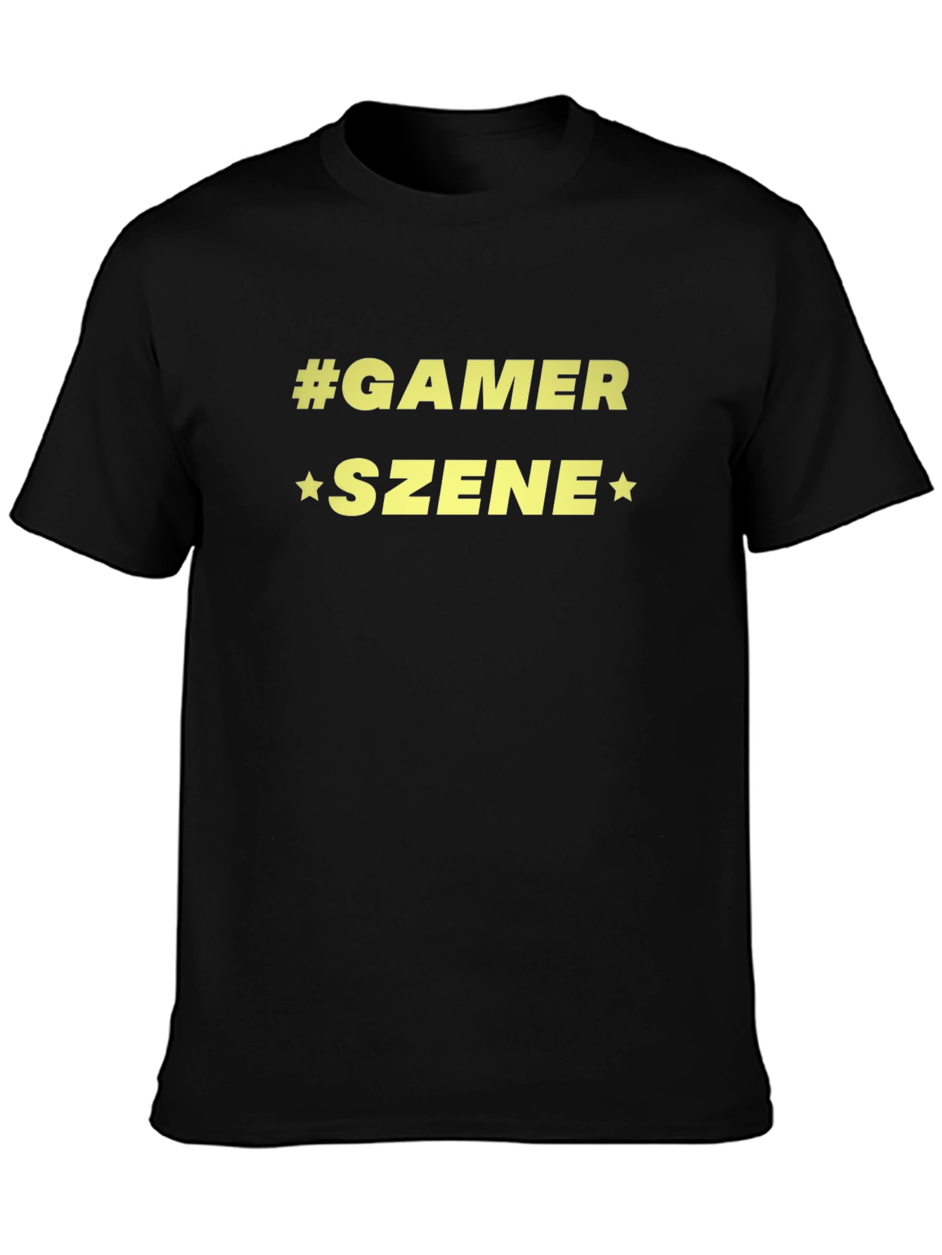 Gamer Szene Black T-Shirt - Gaming Apparel