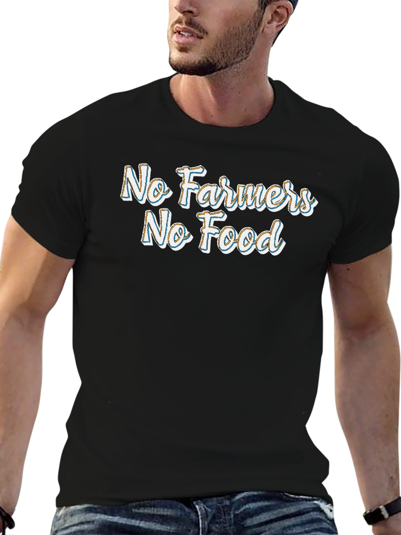 No Farmers No Food Graphic Tee