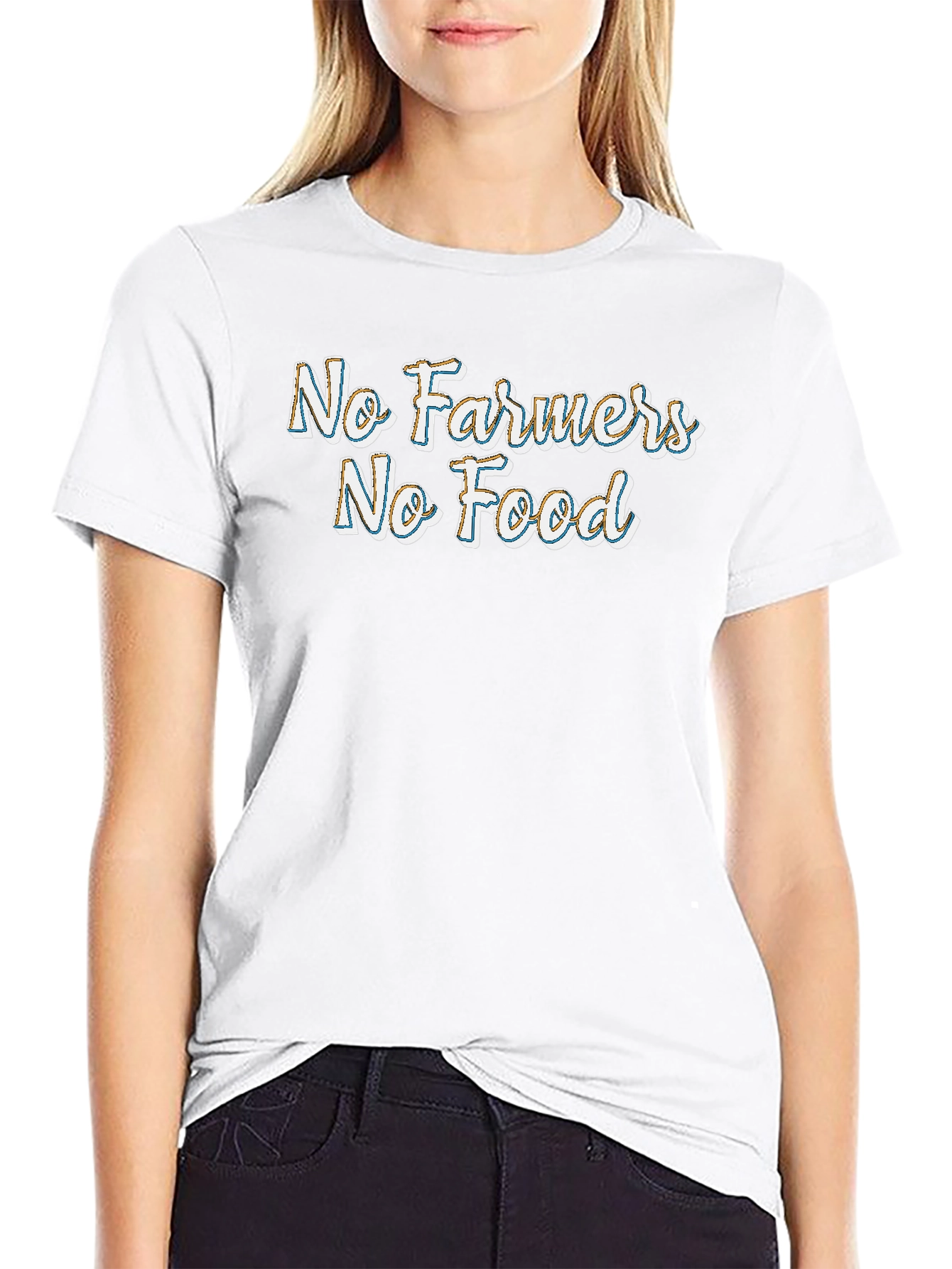 No Farmers No Food Graphic Tee