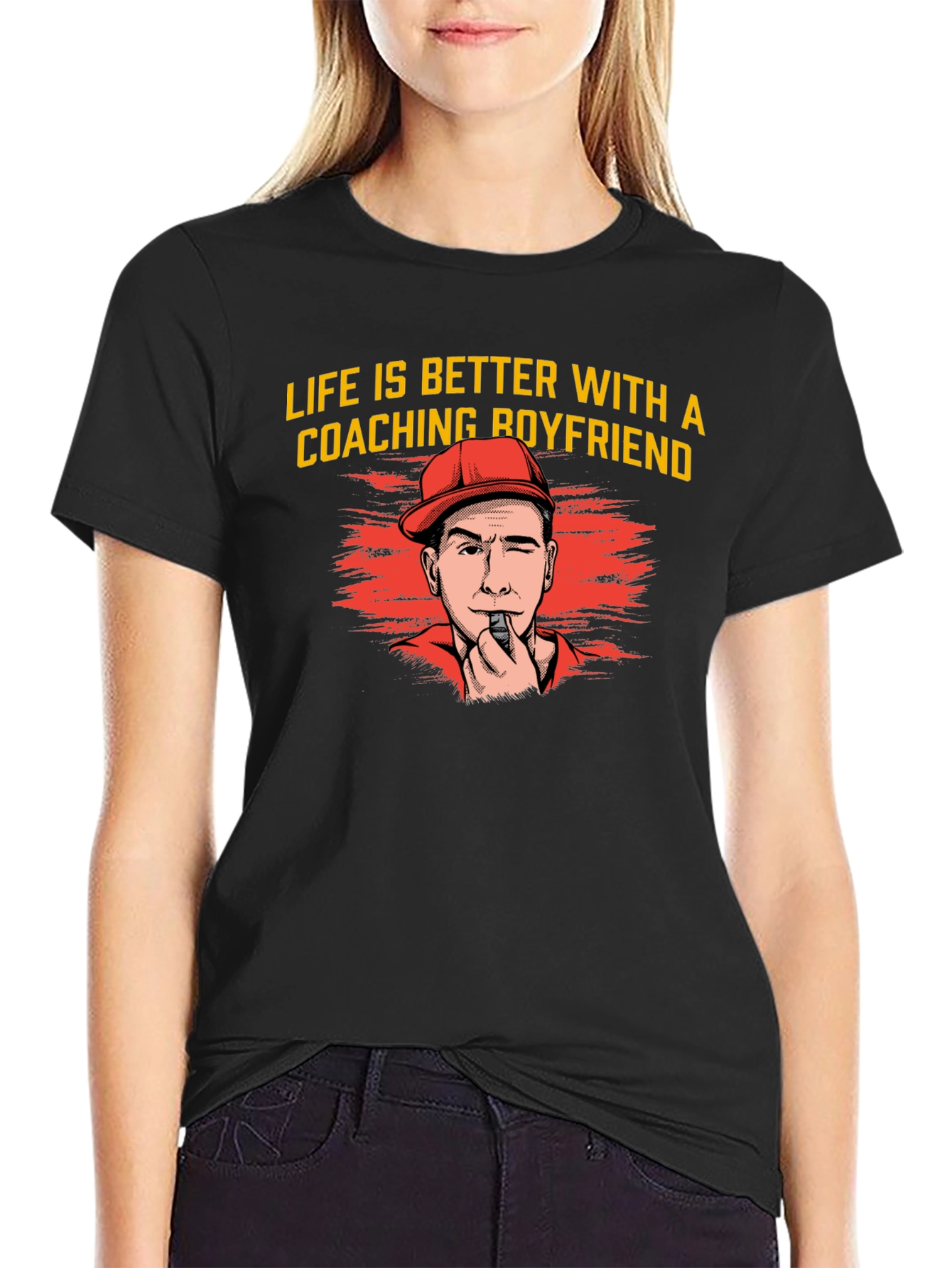 Coaching Boyfriend T-Shirt - Life Is Better