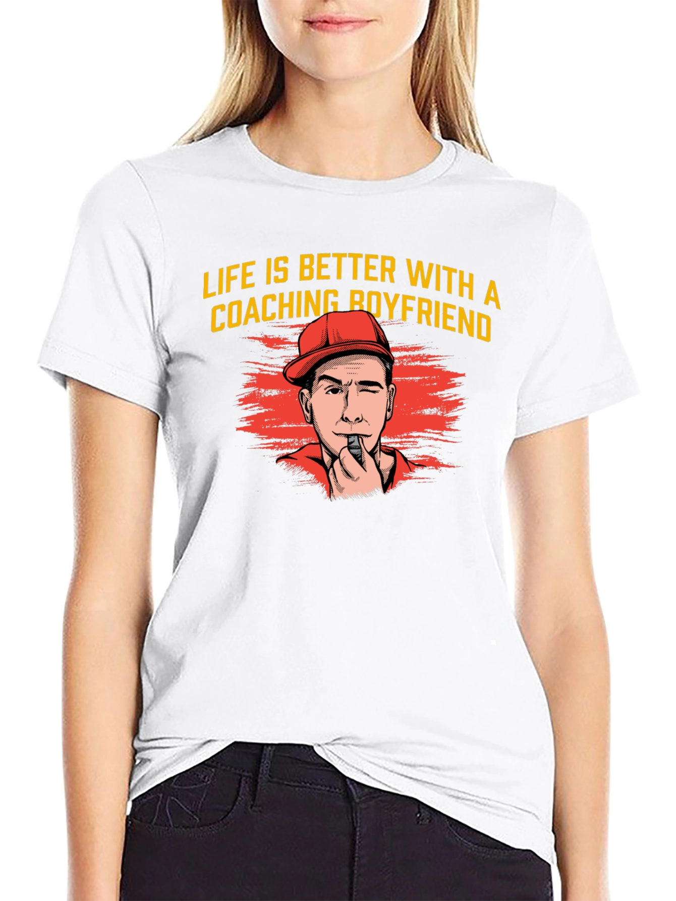 Coaching Boyfriend T-Shirt - Life Is Better