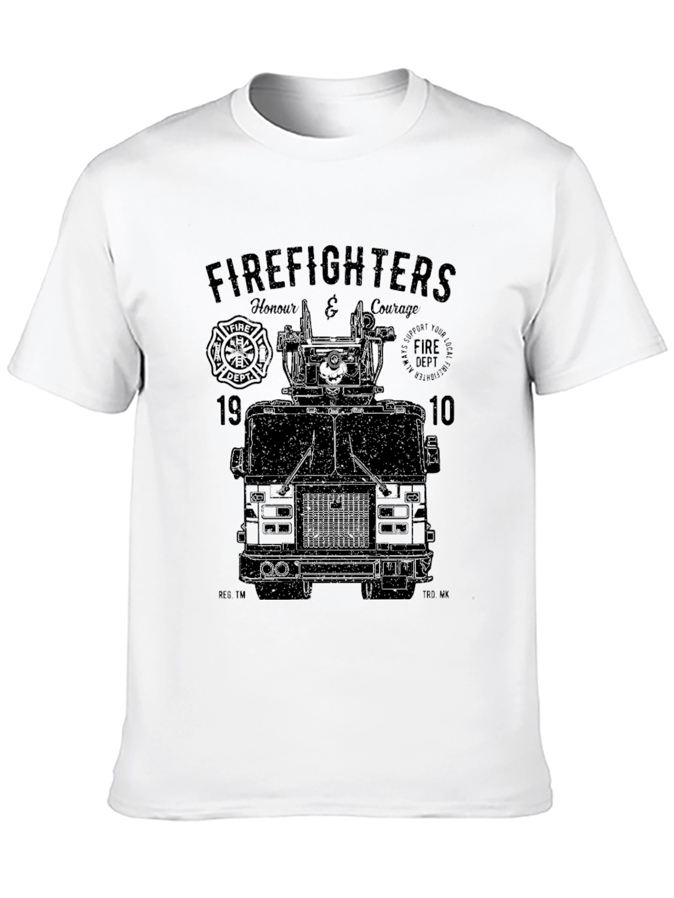 Firefighter Tribute Tee - Honor & Courage