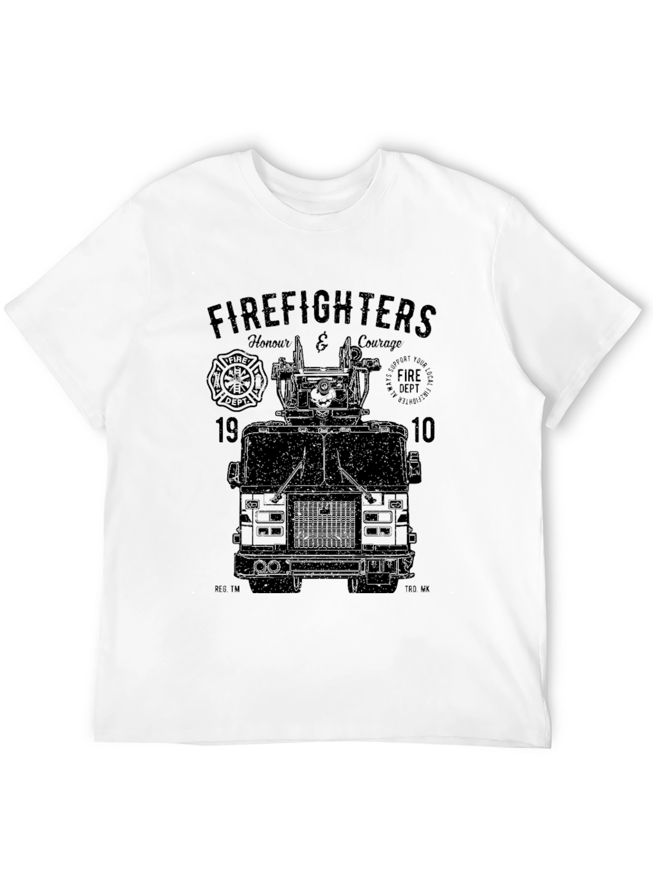 Firefighter Tribute Tee - Honor & Courage