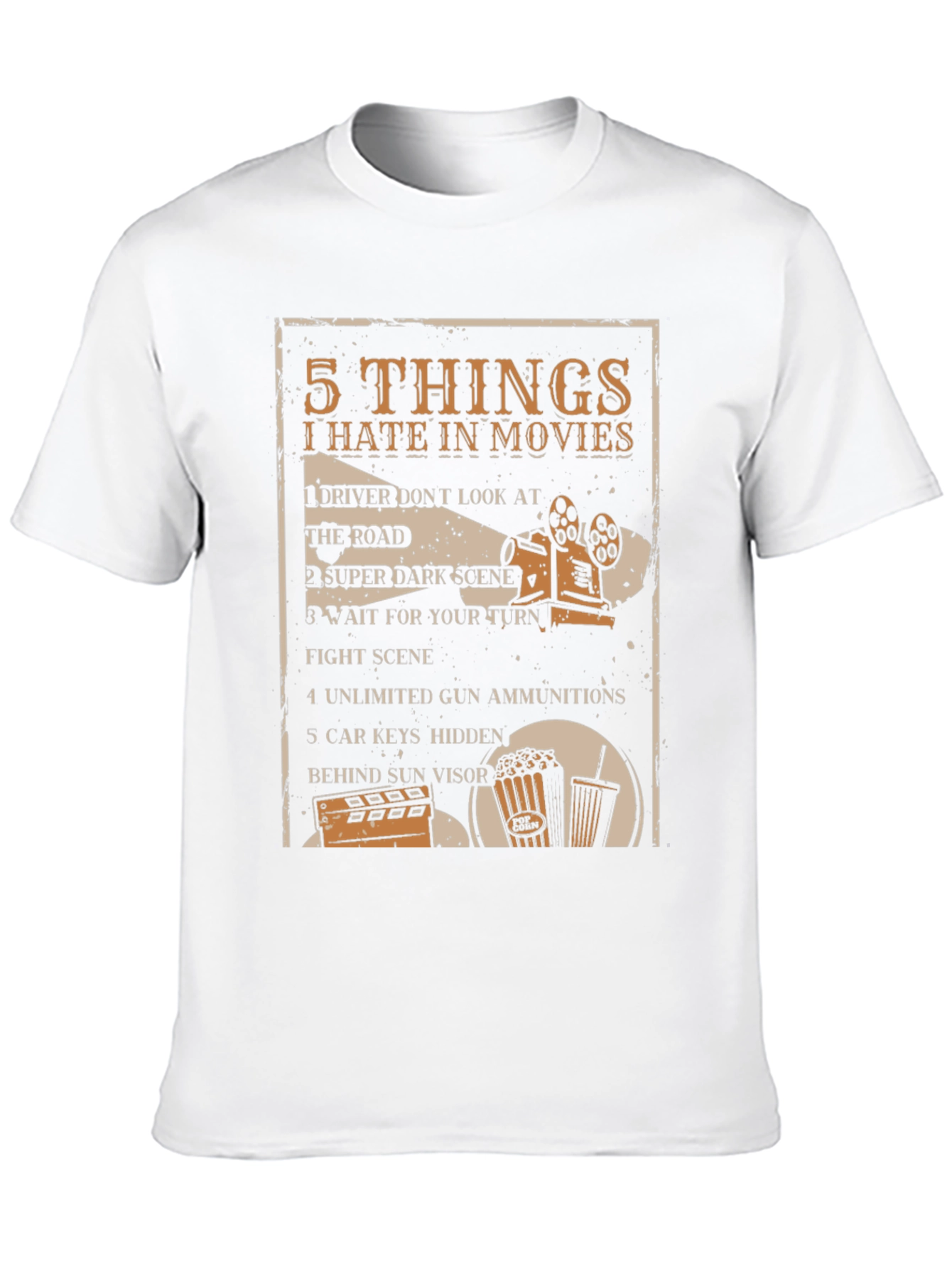 5 Things I Hate in Movies Graphic Tee