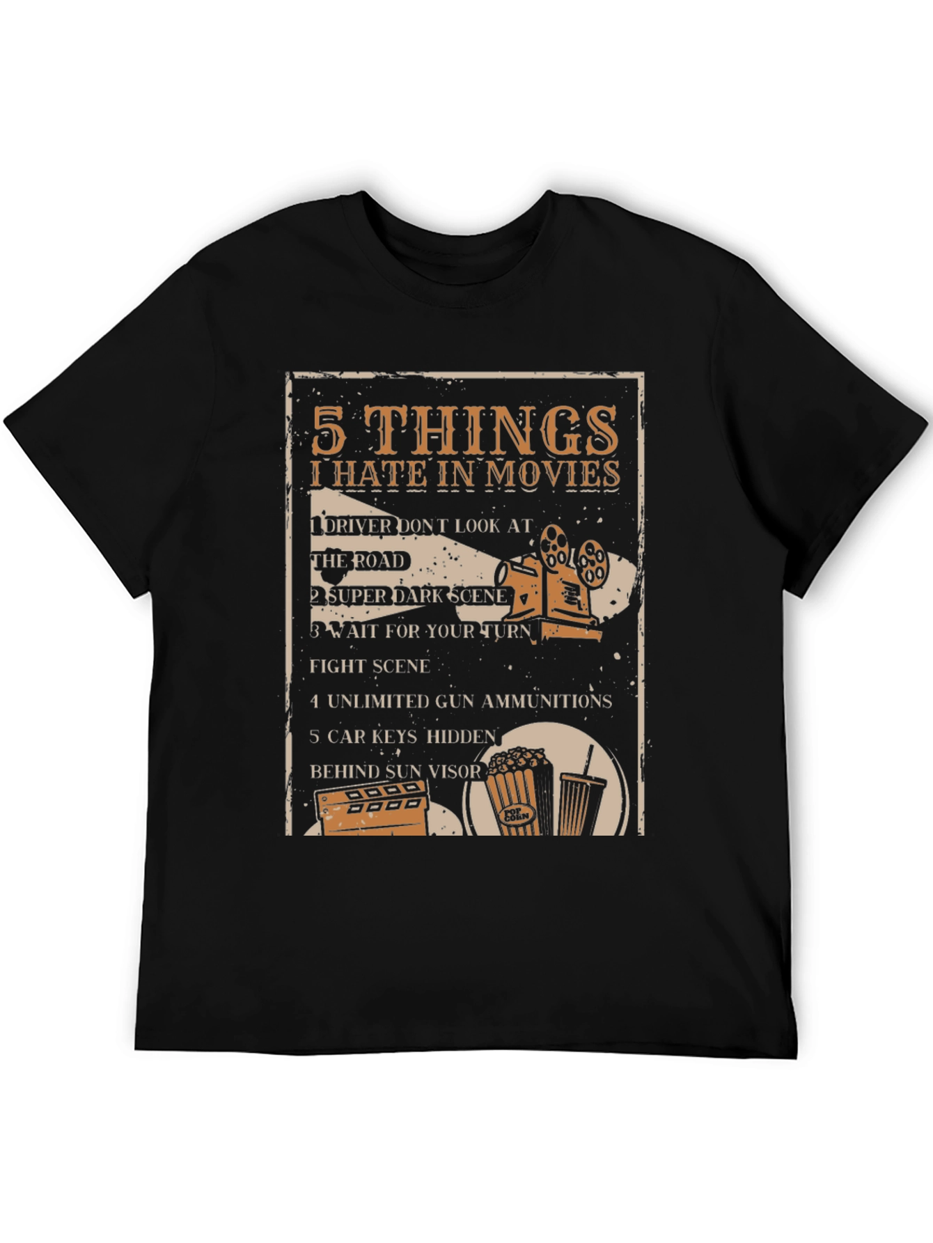 5 Things I Hate in Movies Graphic Tee