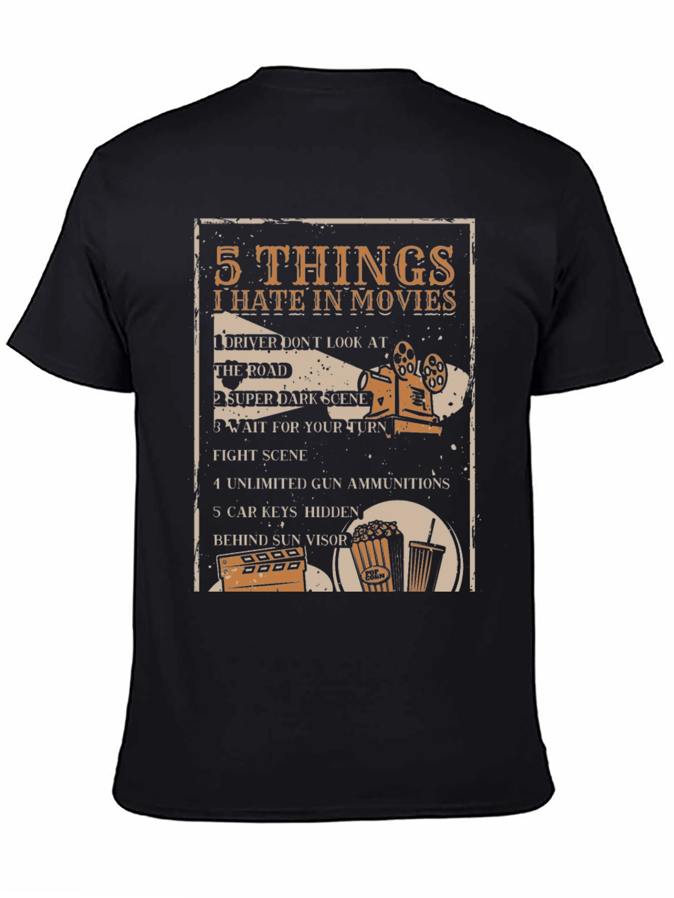 5 Things I Hate in Movies Graphic Tee