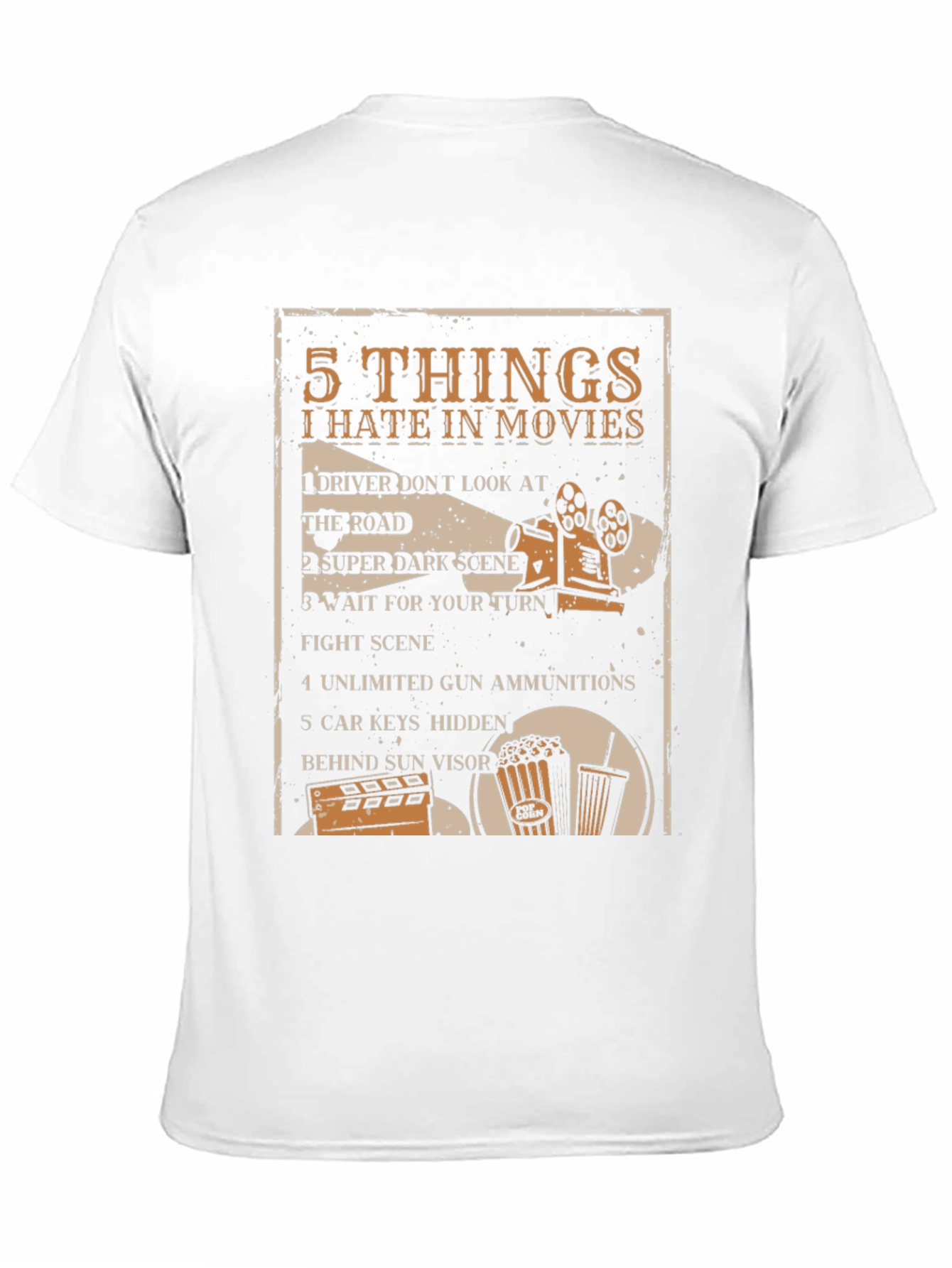 5 Things I Hate in Movies Graphic Tee