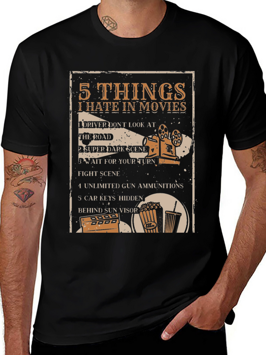 5 Things I Hate in Movies Graphic Tee