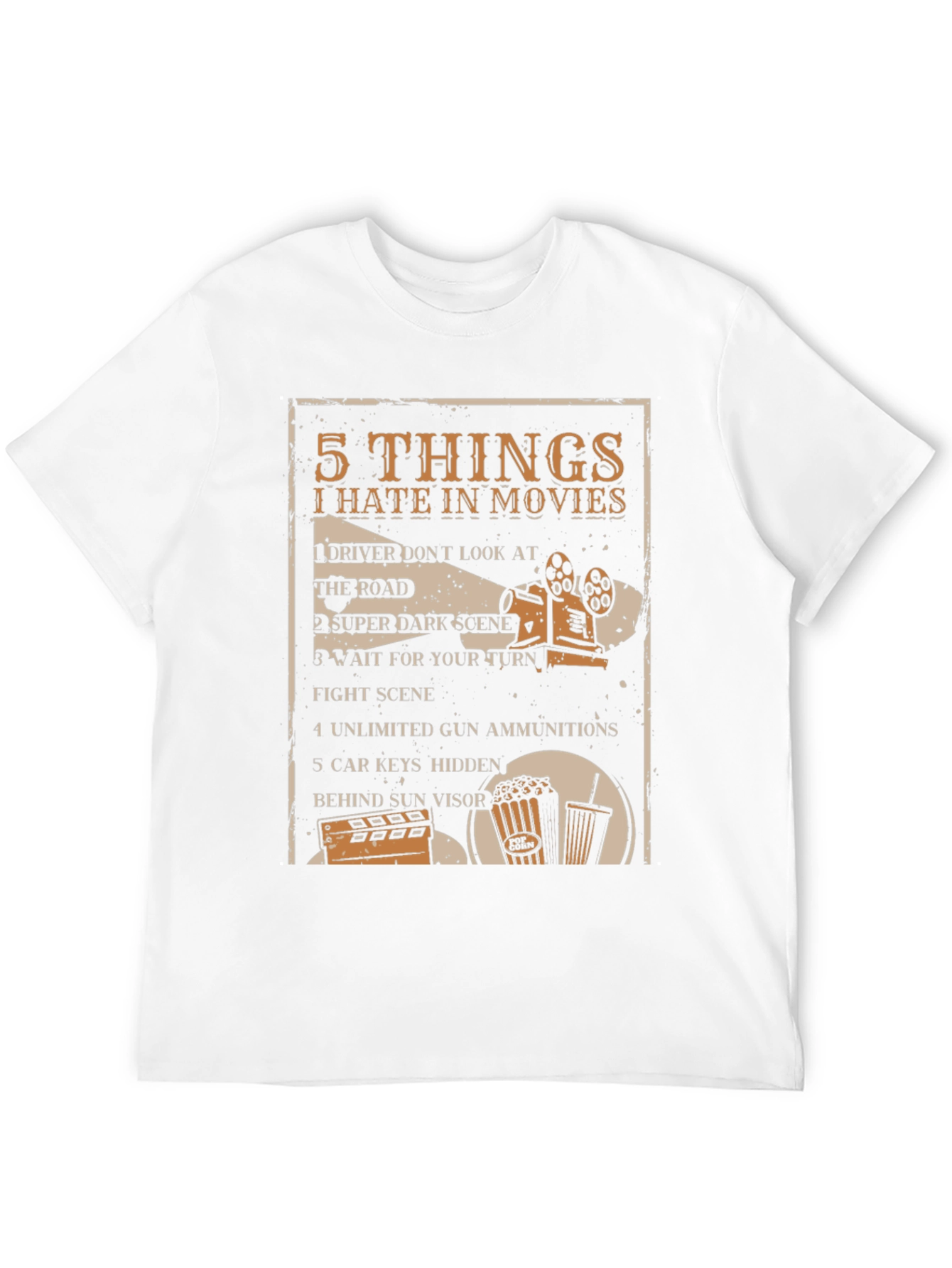 5 Things I Hate in Movies Graphic Tee
