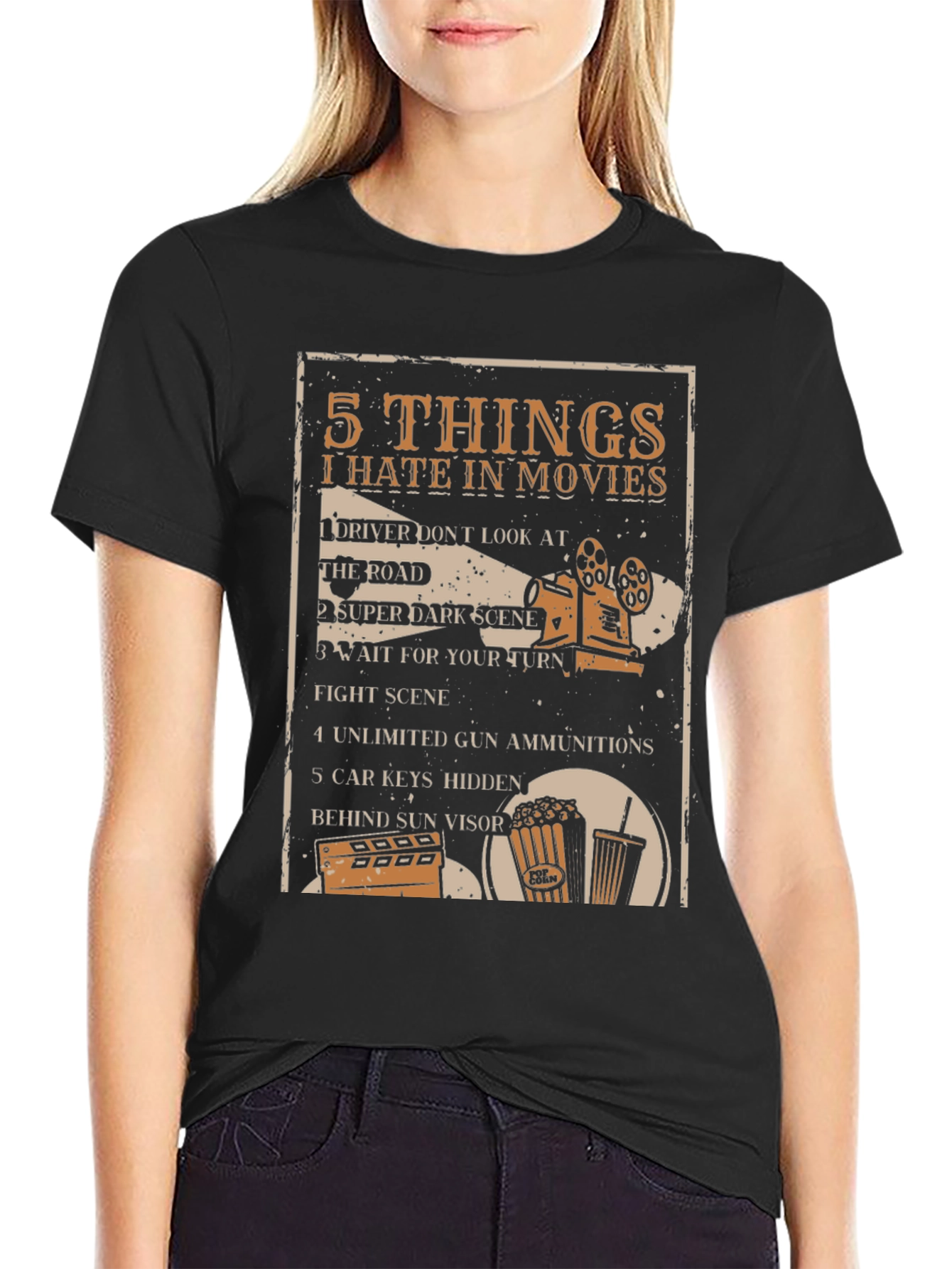 5 Things I Hate in Movies Graphic Tee