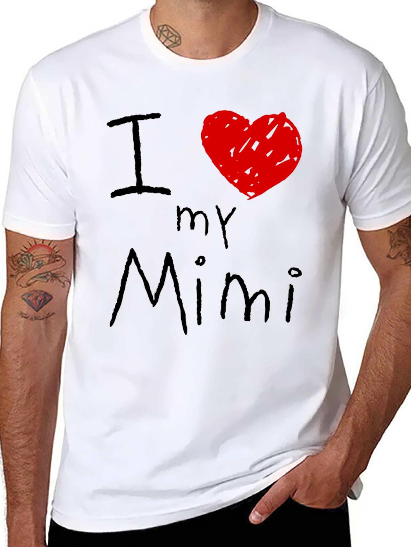 I Heart My Mimi - Novelty Graphic T-Shirt