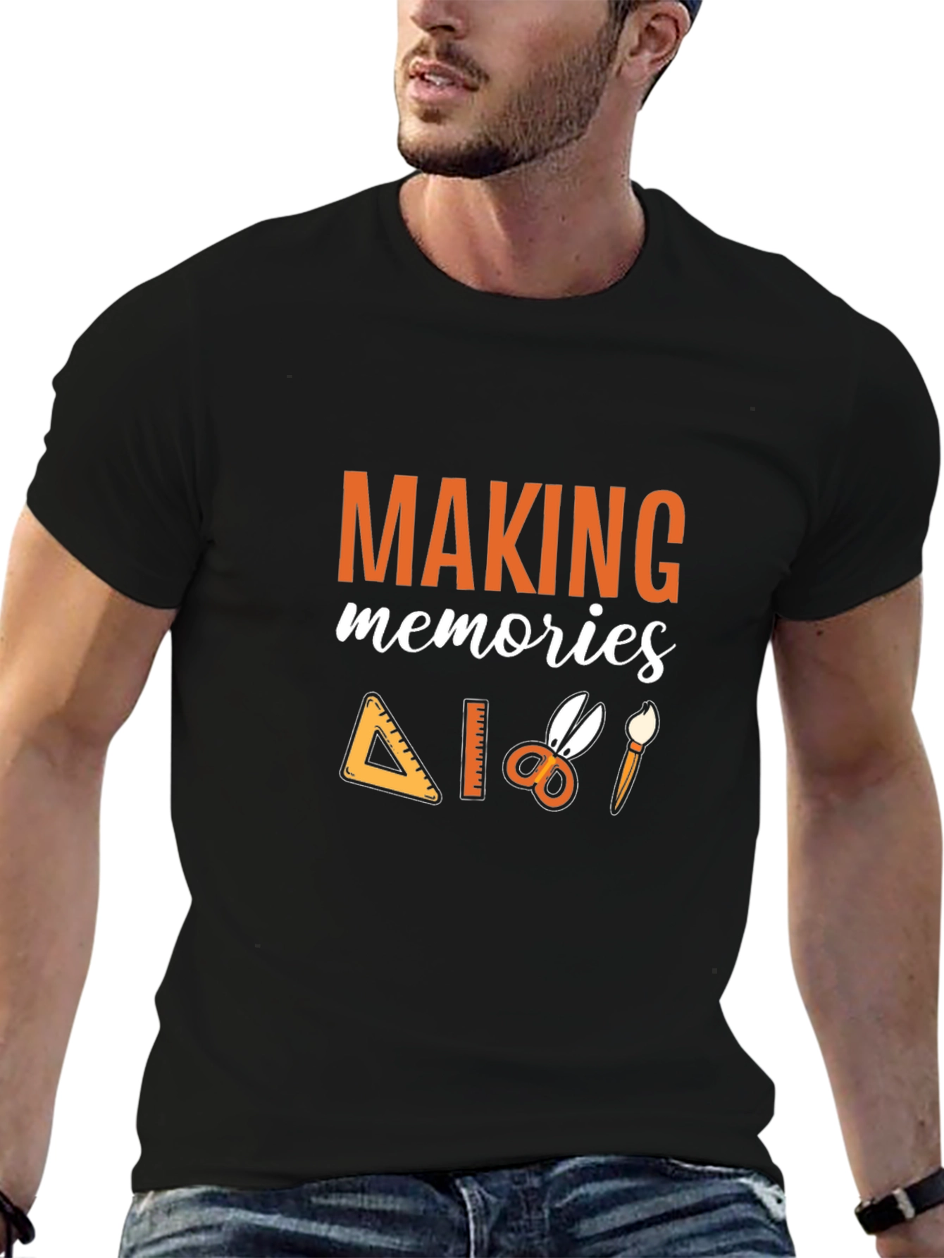 Making Memories Black Graphic T-Shirt