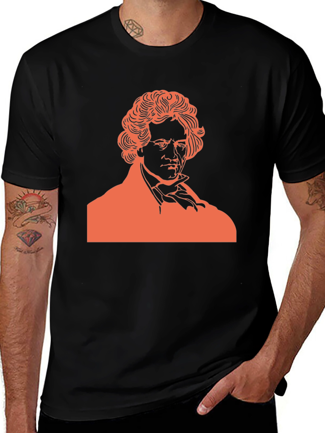 Beethoven Graphic Tee - Stylish Musician T-Shirt