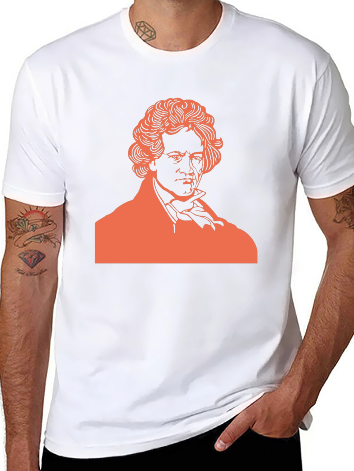 Beethoven Graphic Tee - Stylish Musician T-Shirt
