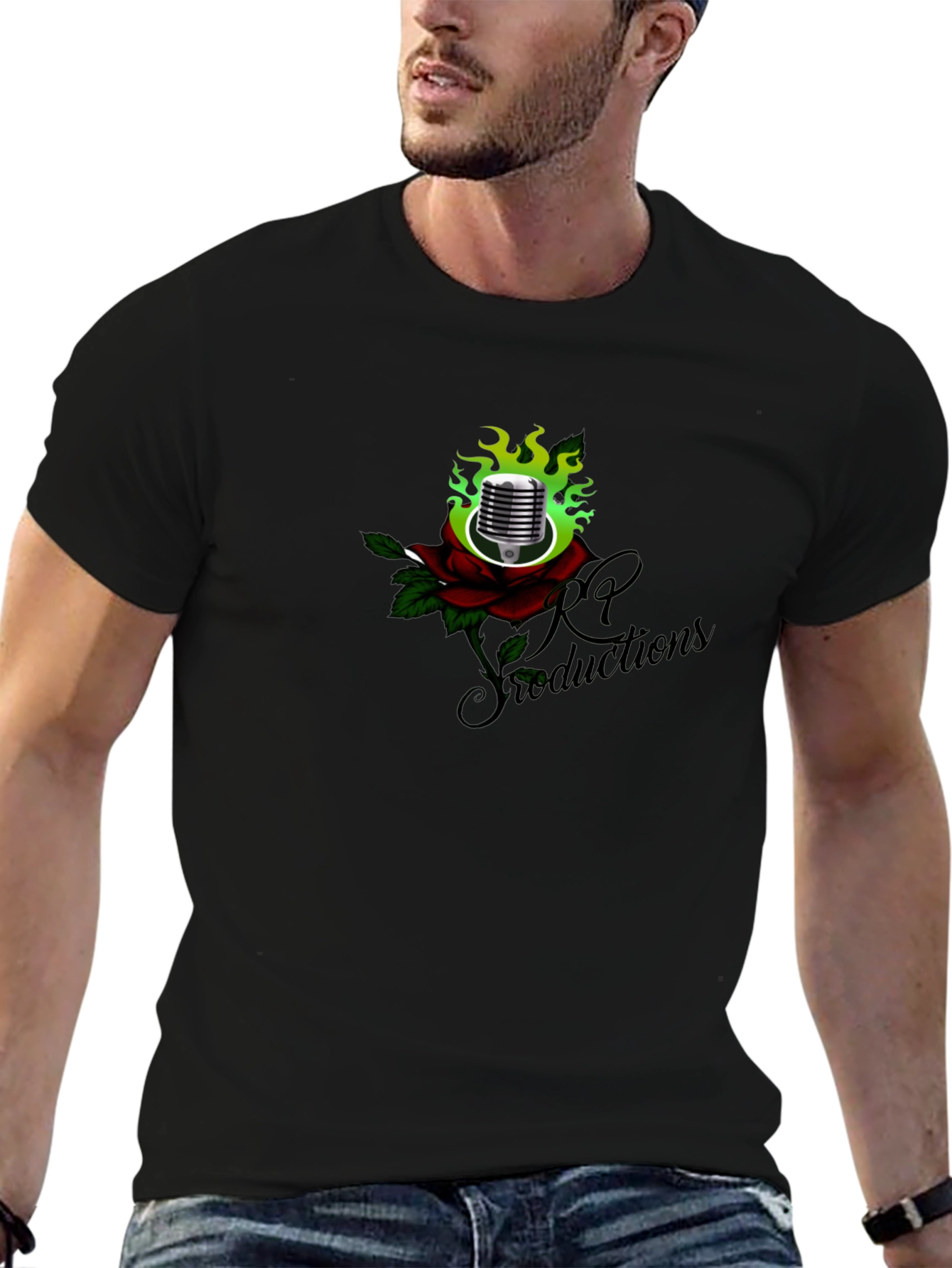 Mic & Rose RP Productions Black T-Shirt