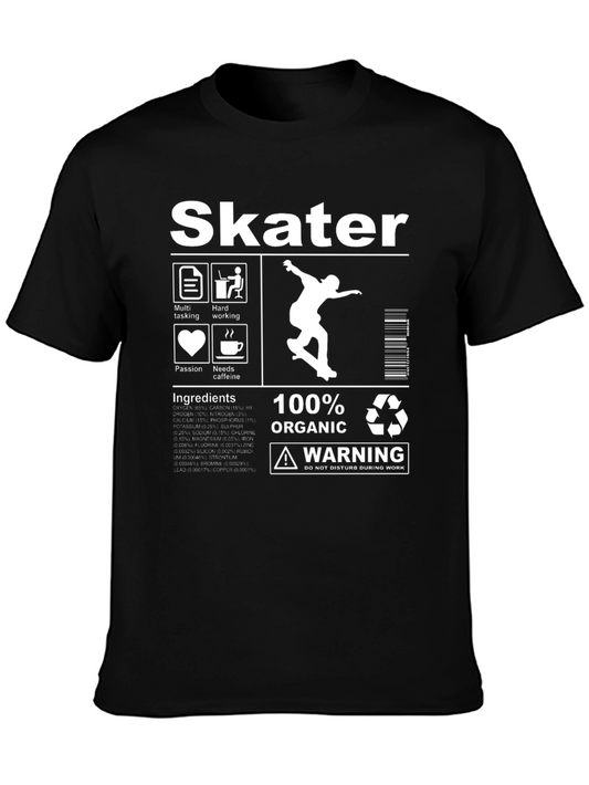Skater Organic Cotton Graphic T-Shirt
