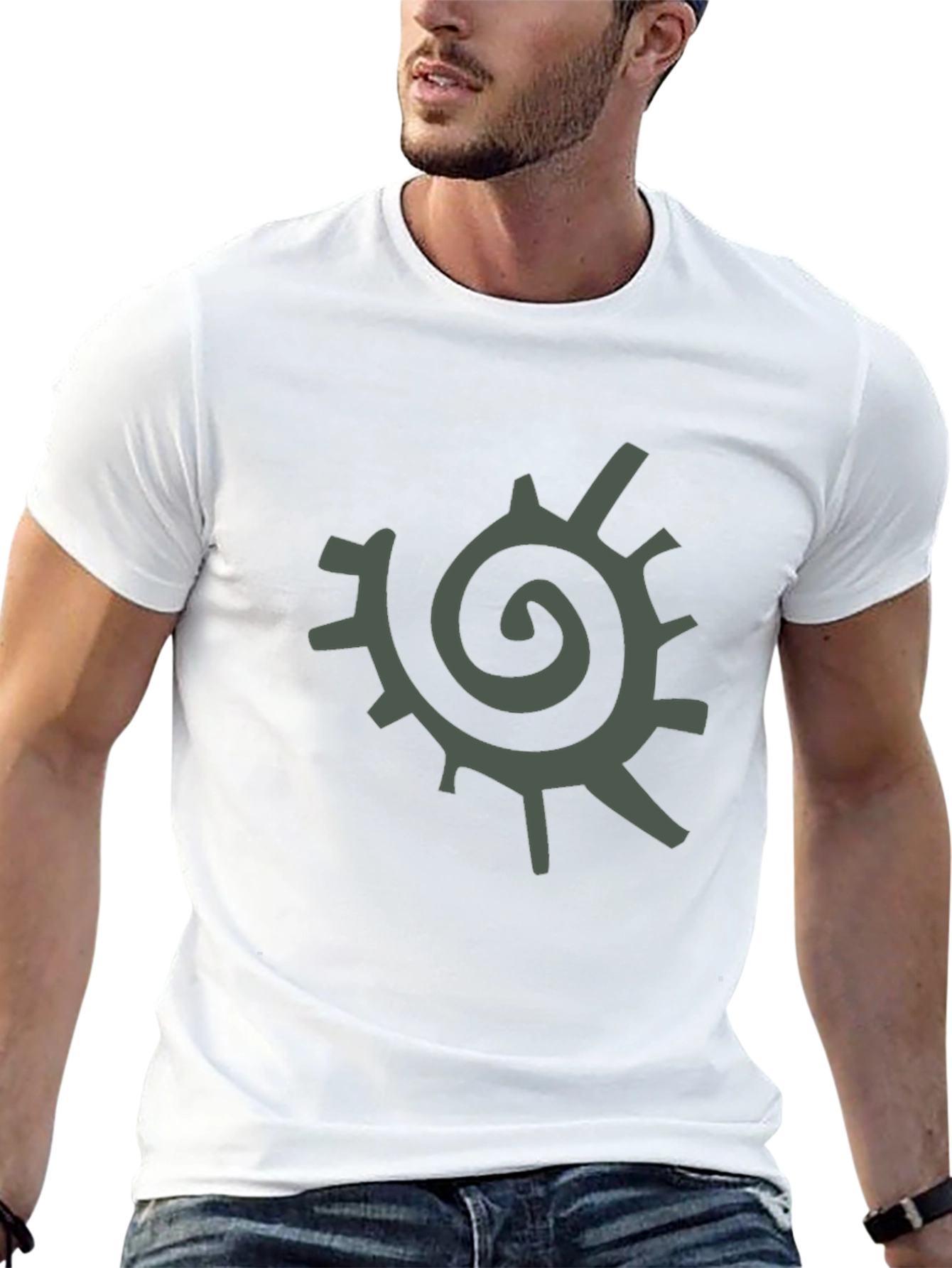 Spiral Graphic Tee - Modern Casual Style