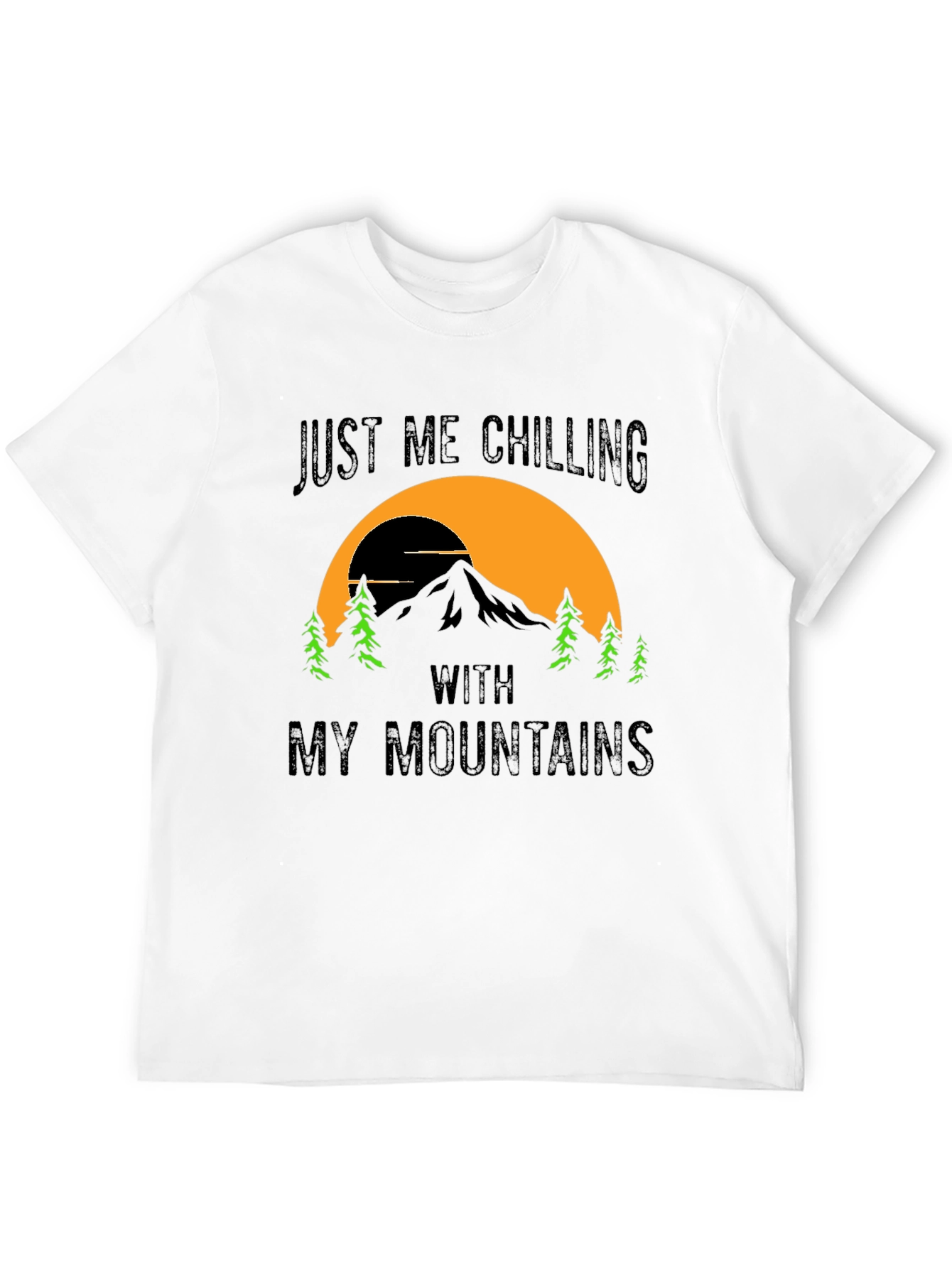 Chilling With My Mountains Graphic Tee