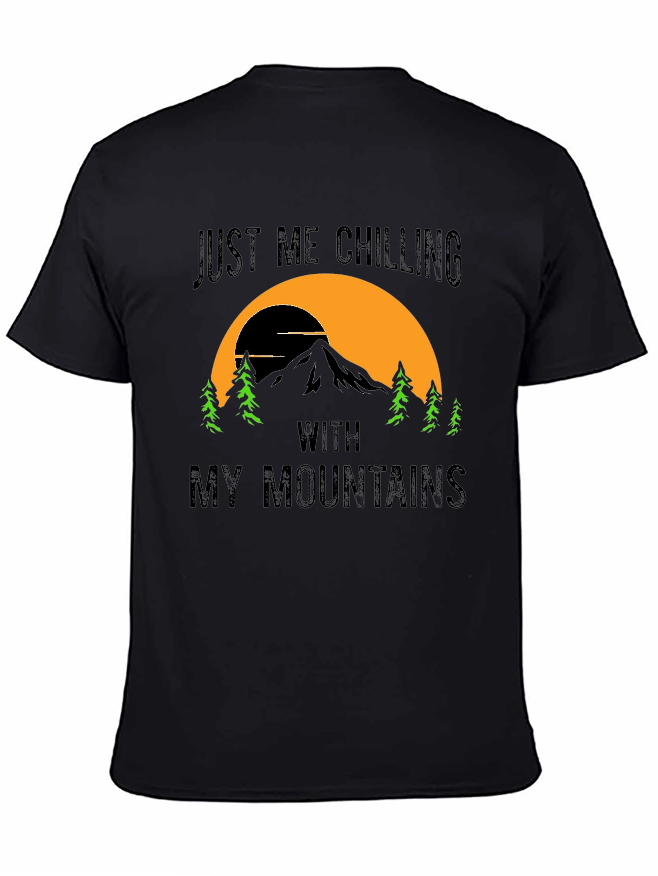 Chilling With My Mountains Graphic Tee