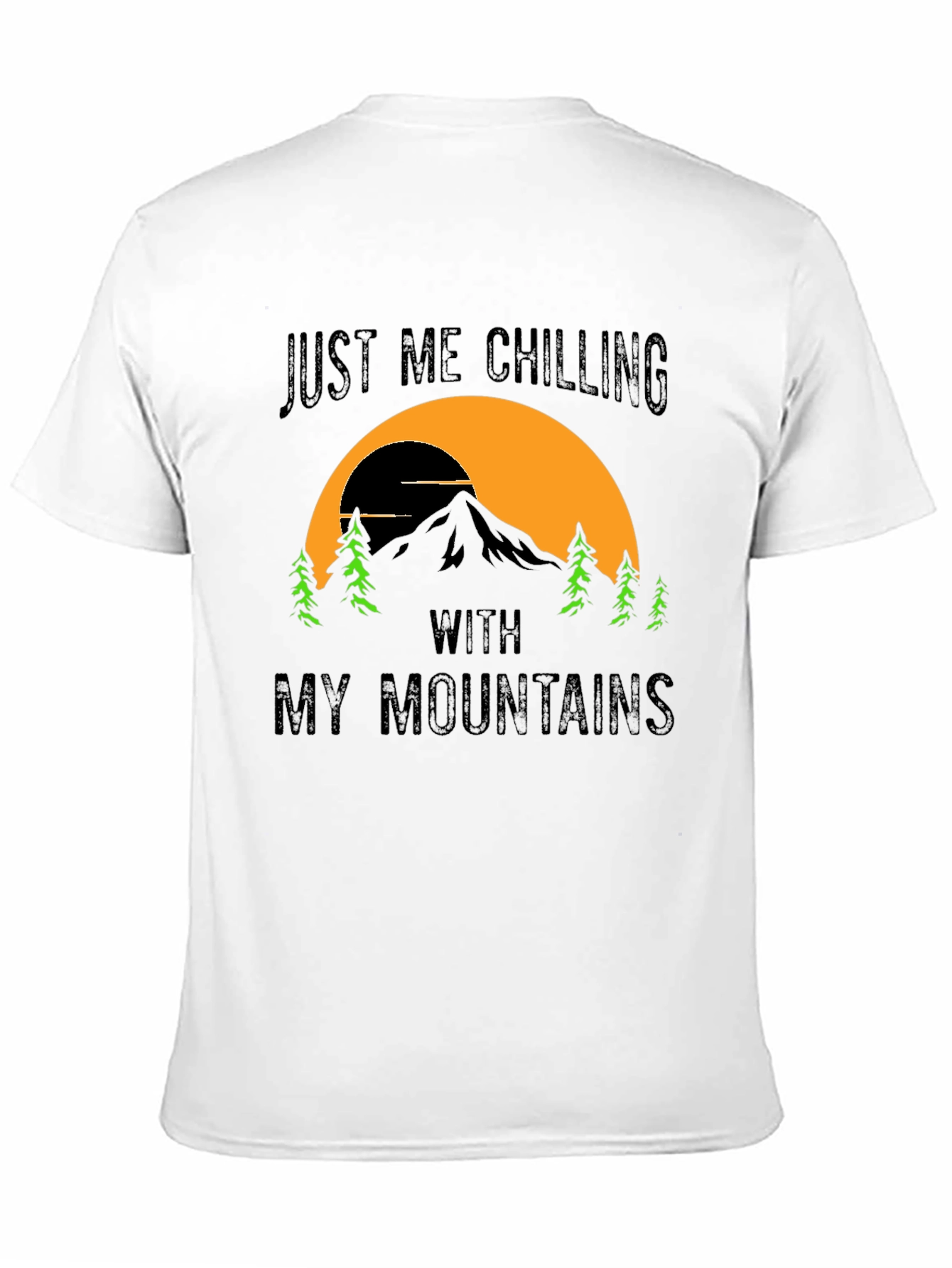 Chilling With My Mountains Graphic Tee