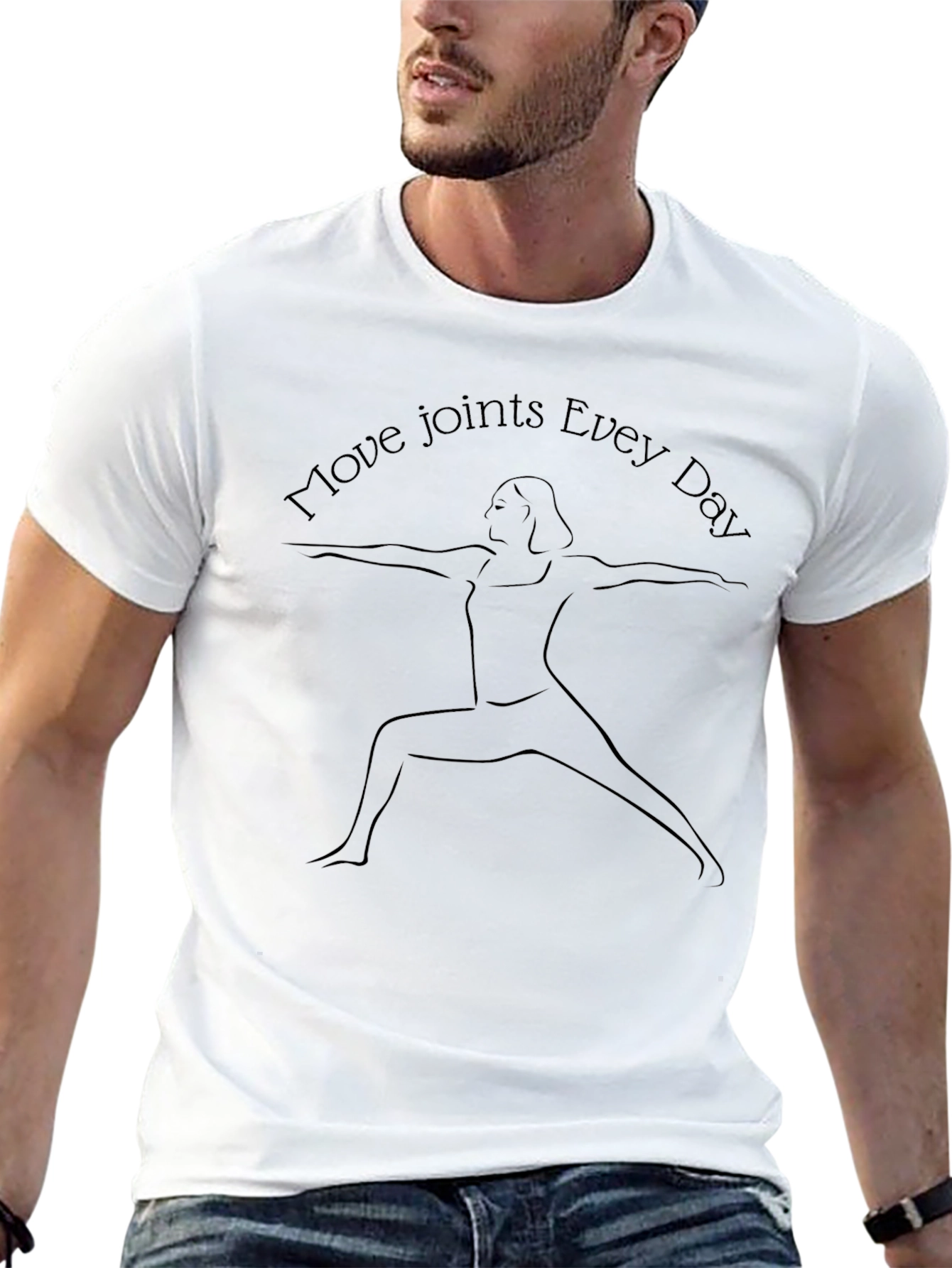 Move Joints Every Day Black Tee