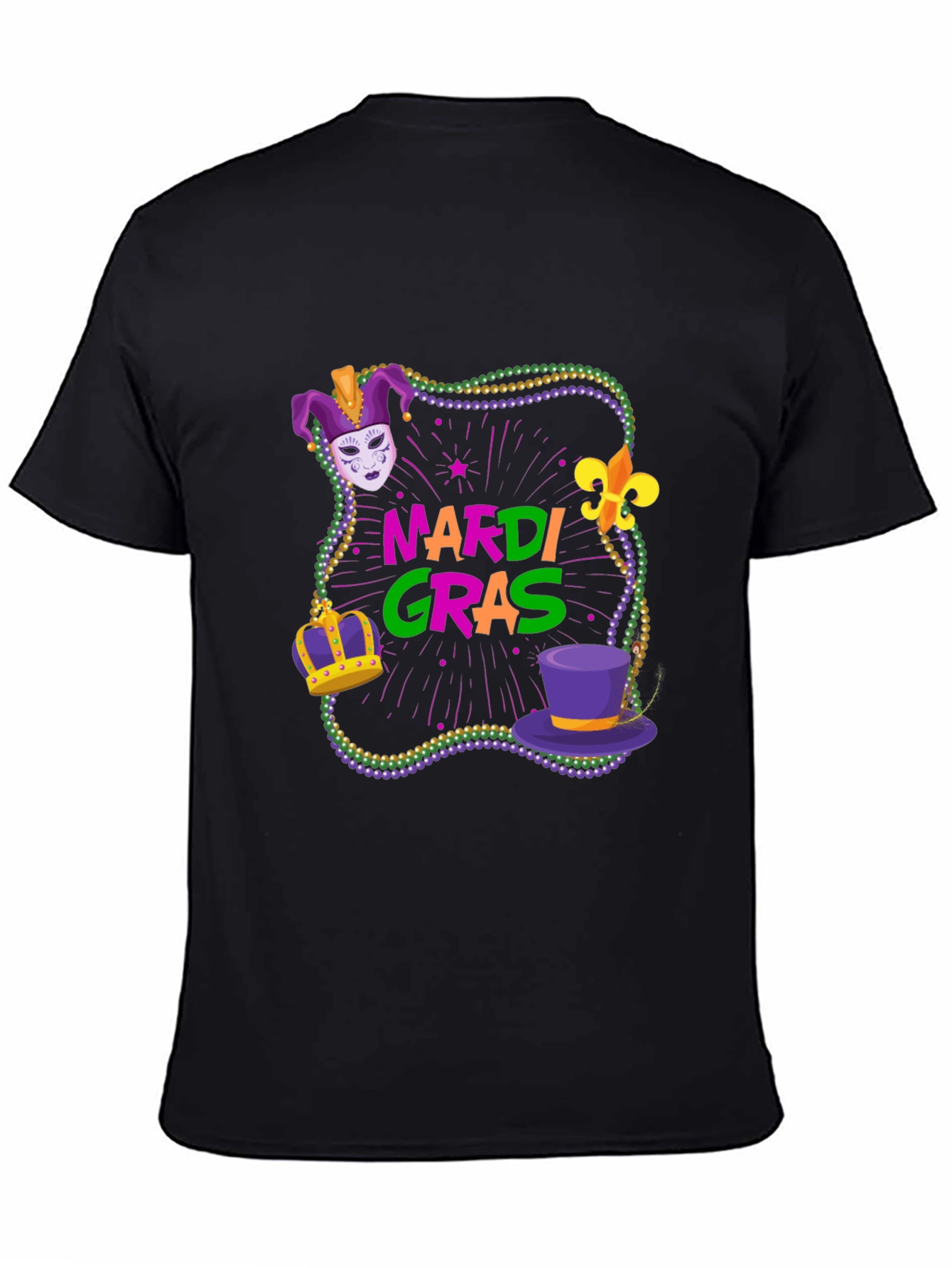 Mardi Gras T-Shirt - Festive Design