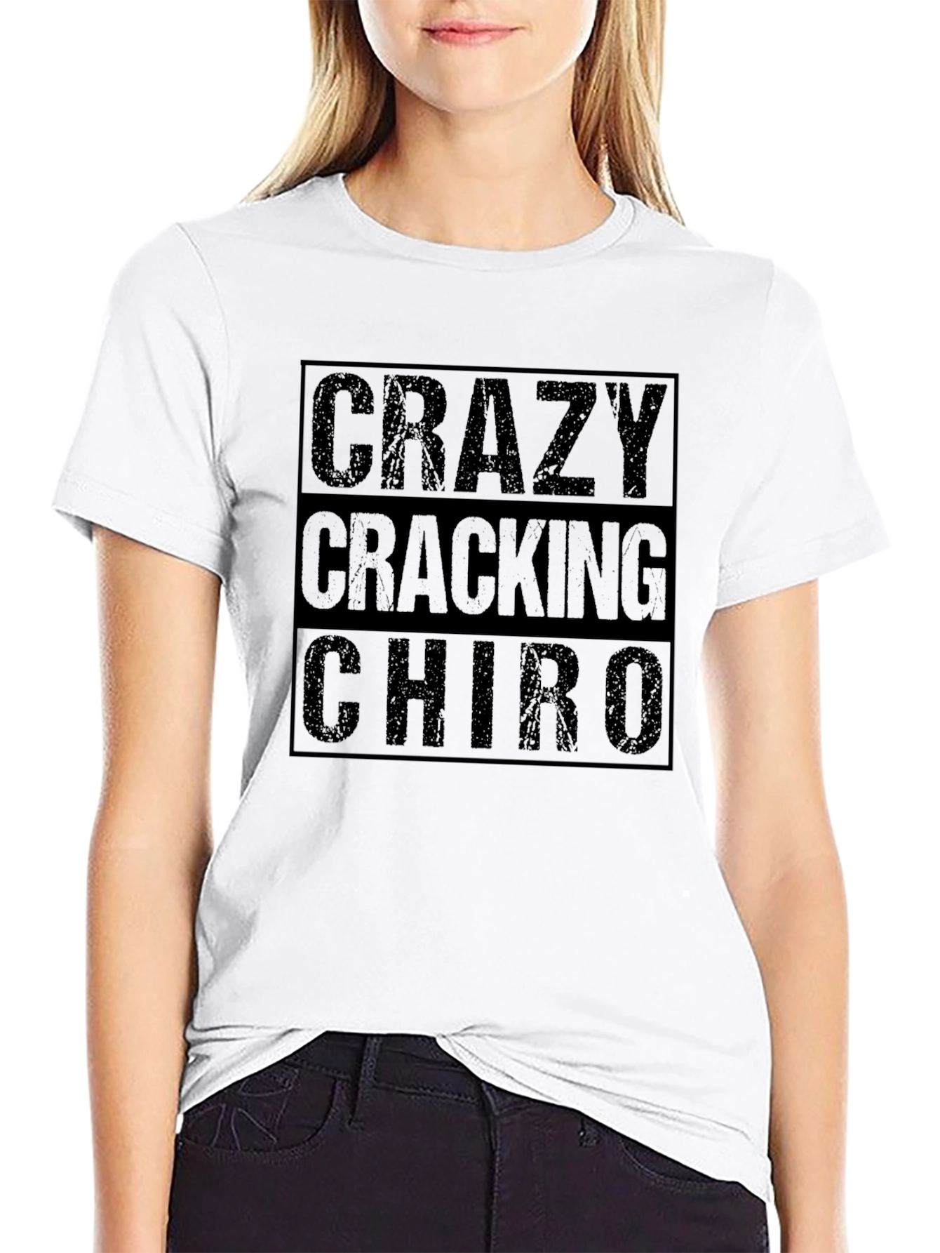 Crazy Cracking Chiro Graphic Tee - Chiropractor Shirt