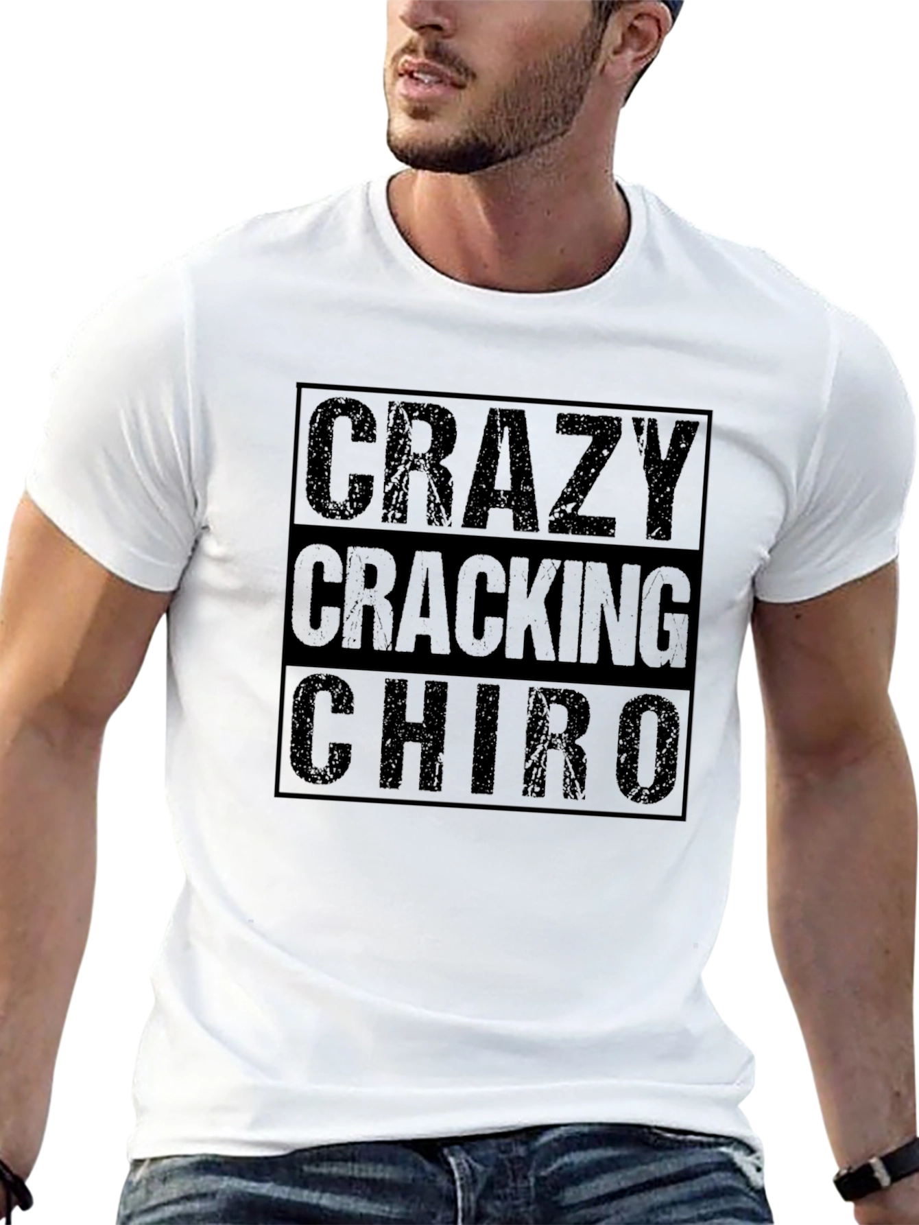 Crazy Cracking Chiro Graphic Tee - Chiropractor Shirt