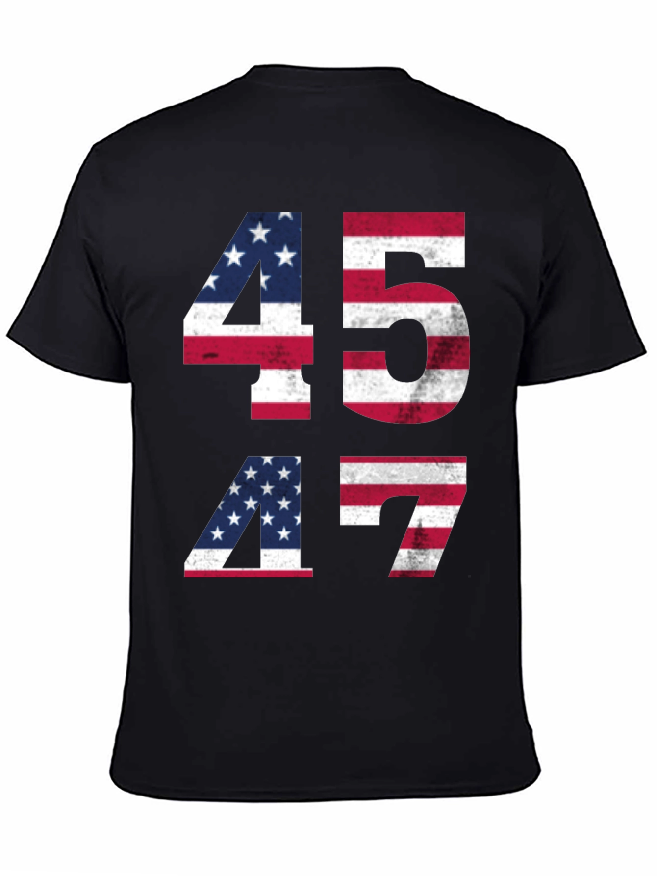 45 47 American Flag Patriotic T-Shirt
