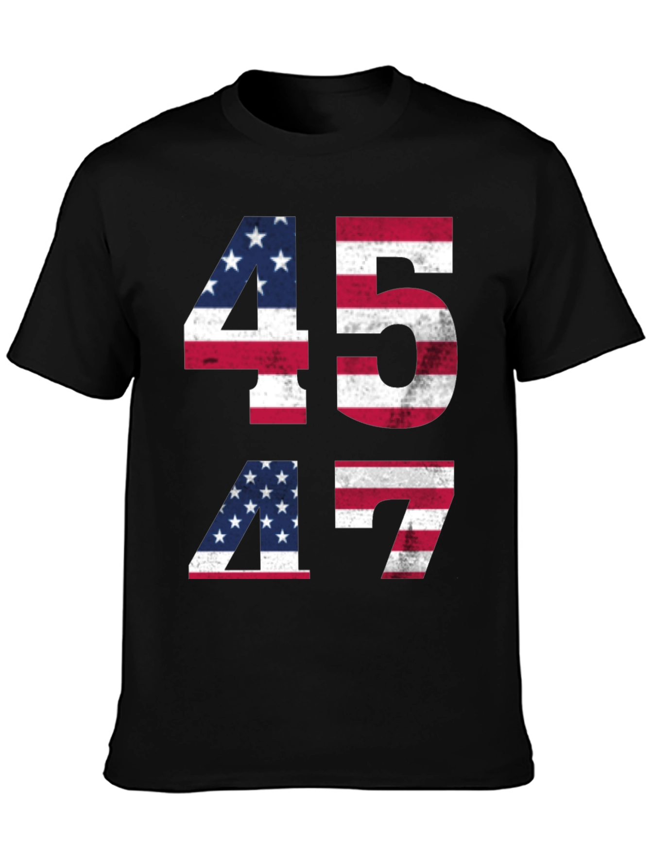 45 47 American Flag Patriotic T-Shirt