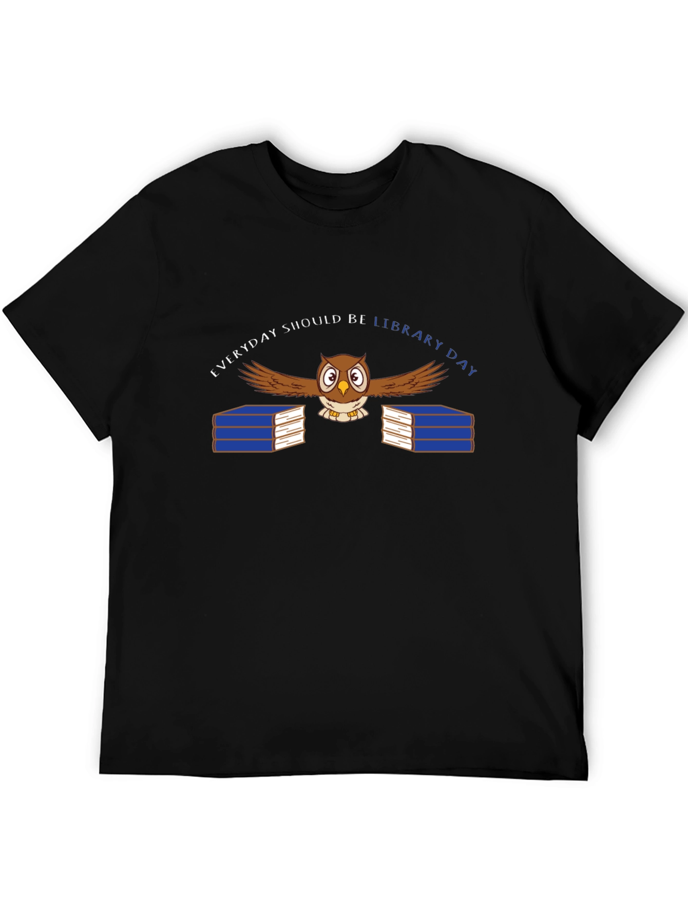 Everyday Should Be Library Day Owl T-Shirt