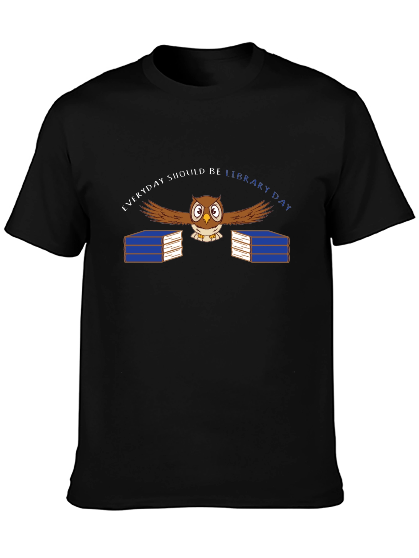 Everyday Should Be Library Day Owl T-Shirt