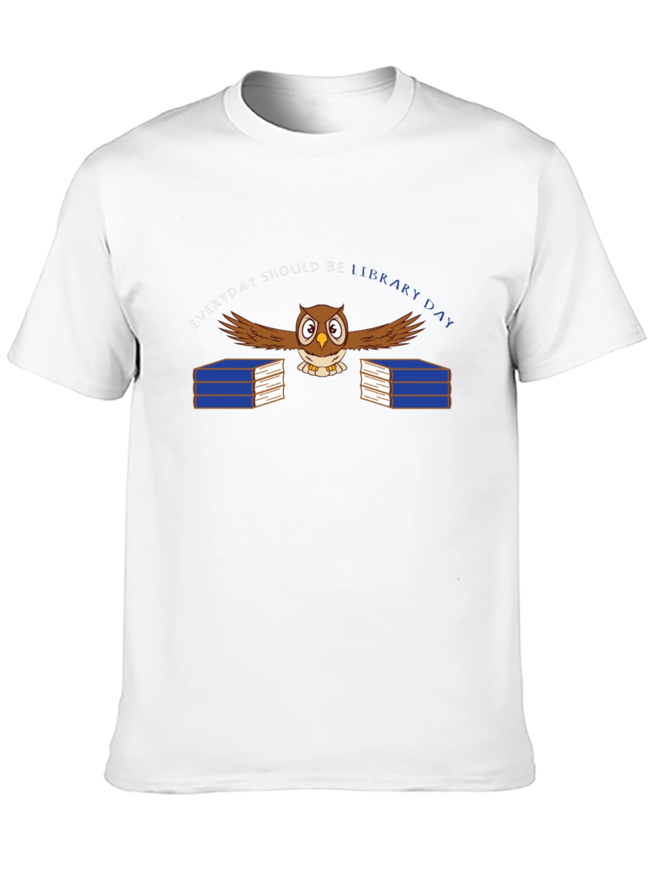 Everyday Should Be Library Day Owl T-Shirt