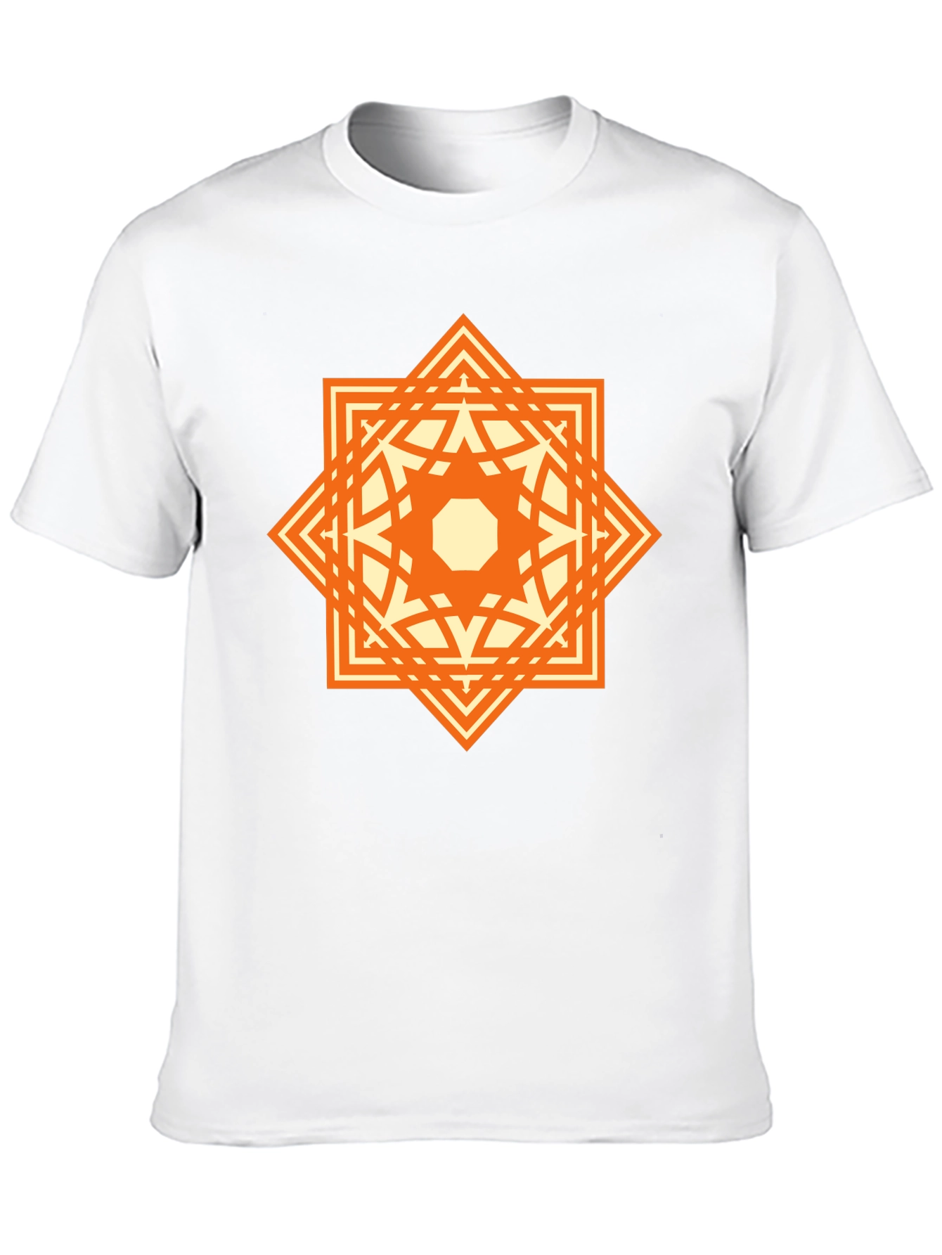 Geometric Starburst Graphic Tee - Stylish & Unique!
