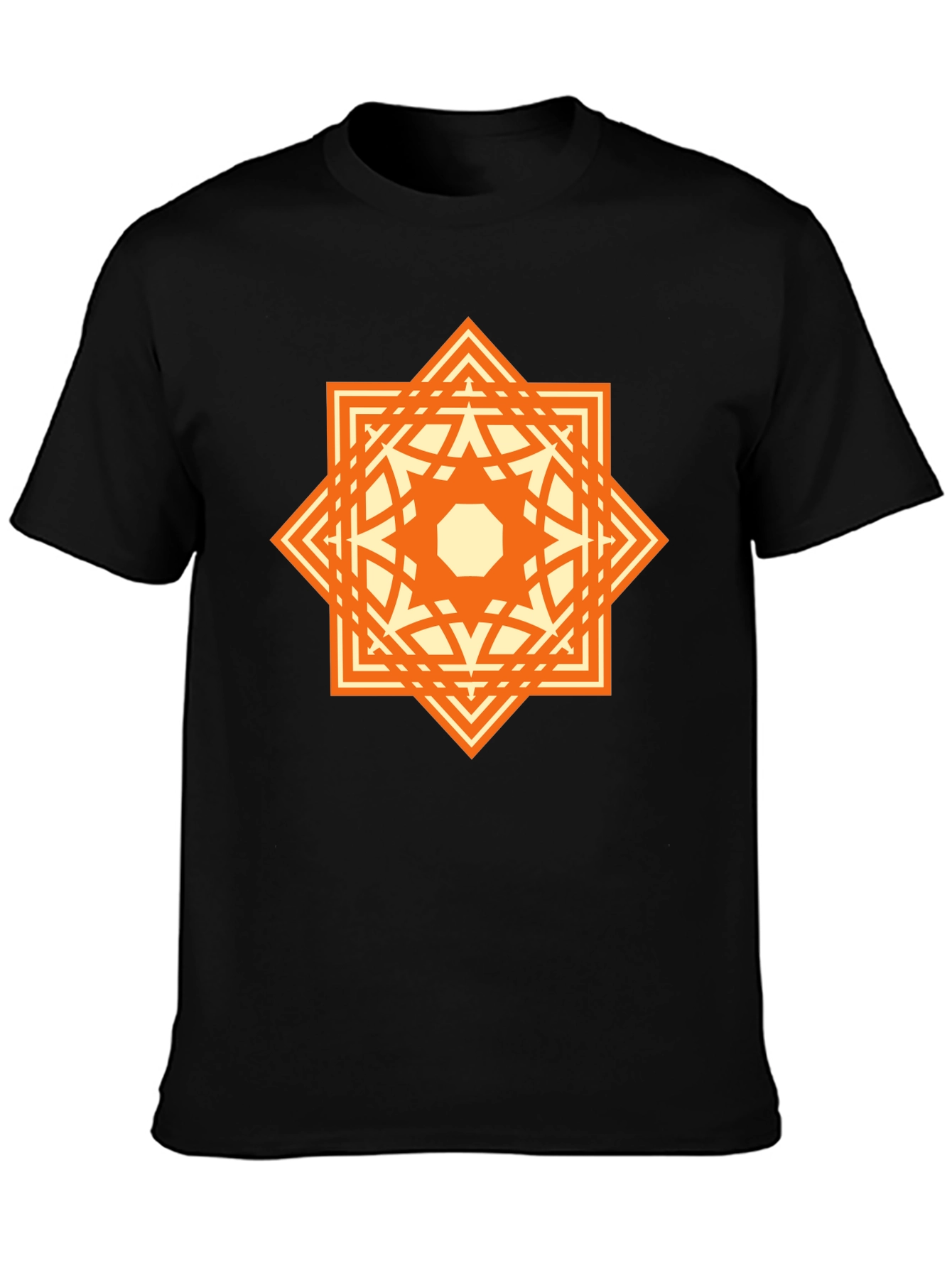 Geometric Starburst Graphic Tee - Stylish & Unique!